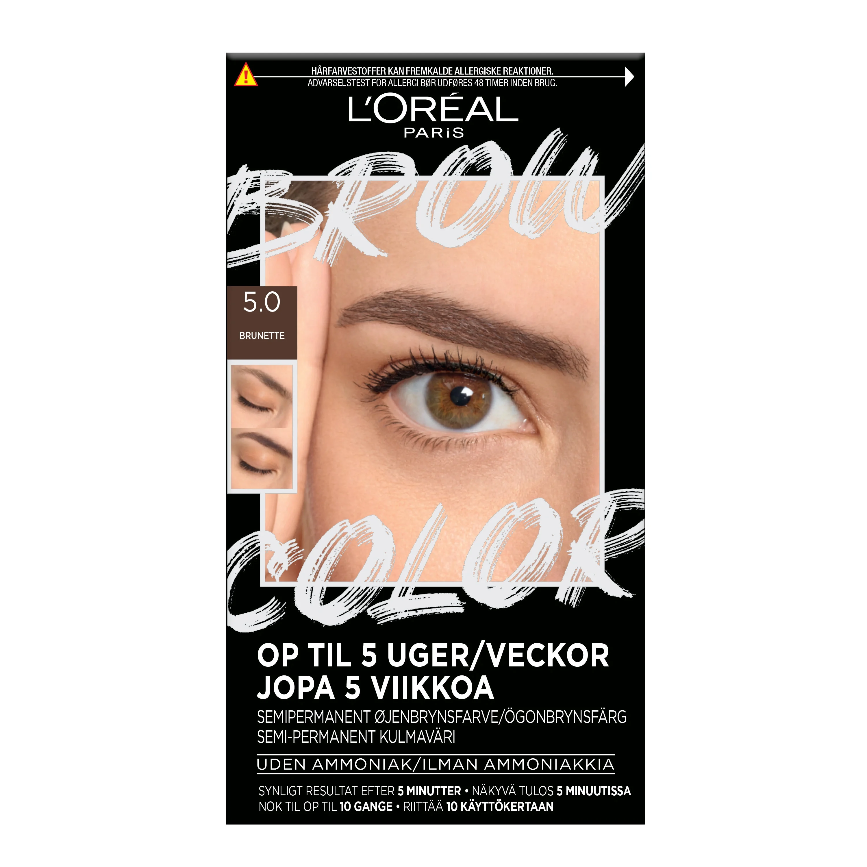 L'Oréal Paris Brow Color Kit Brunette 5.0 1 st 5.0 Brunette från L'Oréal Paris – köp hos Apotek Hjärtat