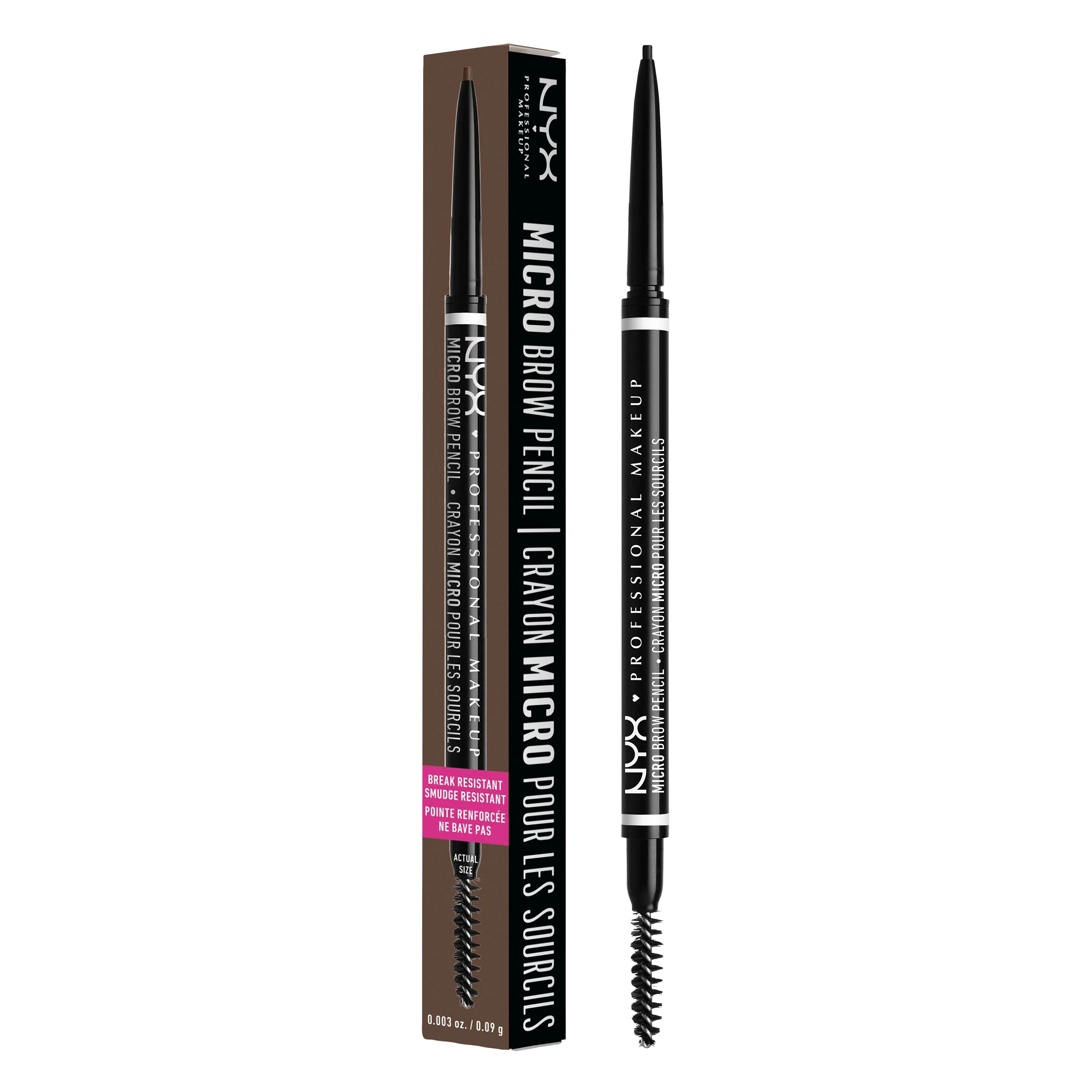 NYX Professional Makeup Micro Brow Pencil 0,09 g 08 Black från NYX Professional Makeup – köp hos Apotek Hjärtat