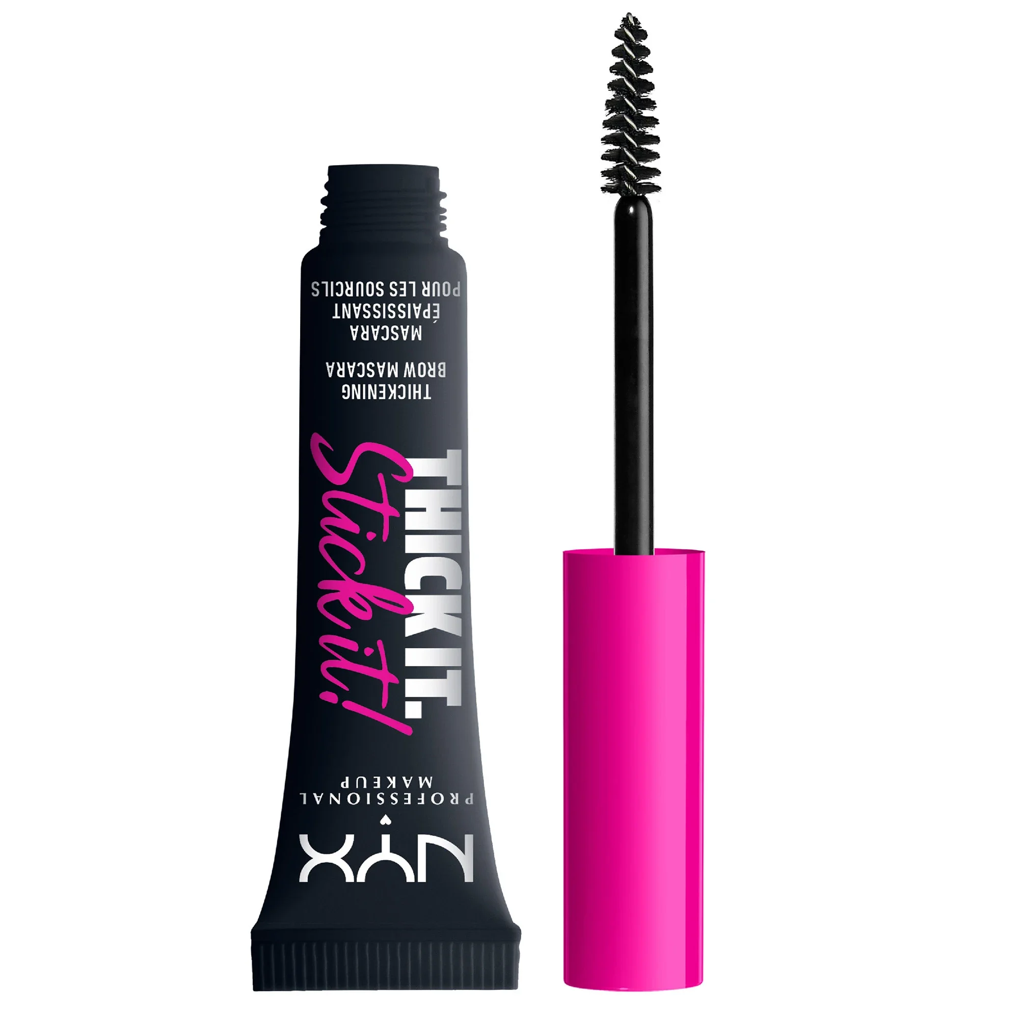 NYX Professional Makeup Thick it. Stick it! Brow Mascara 08 Black från NYX Professional Makeup – köp hos Apotek Hjärtat