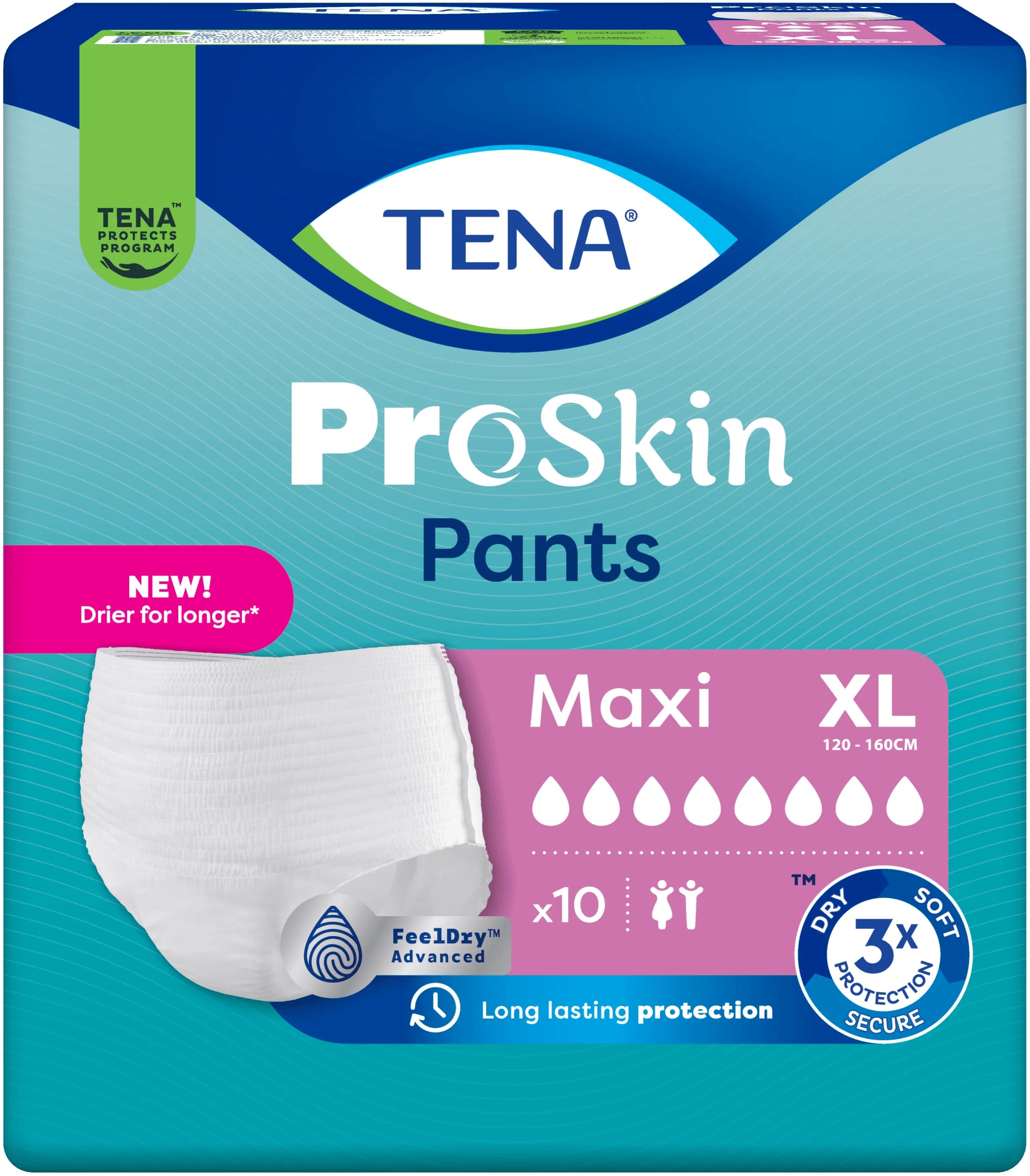 TENA Pants Maxi XL 10 st från Tena – köp hos Apotek Hjärtat