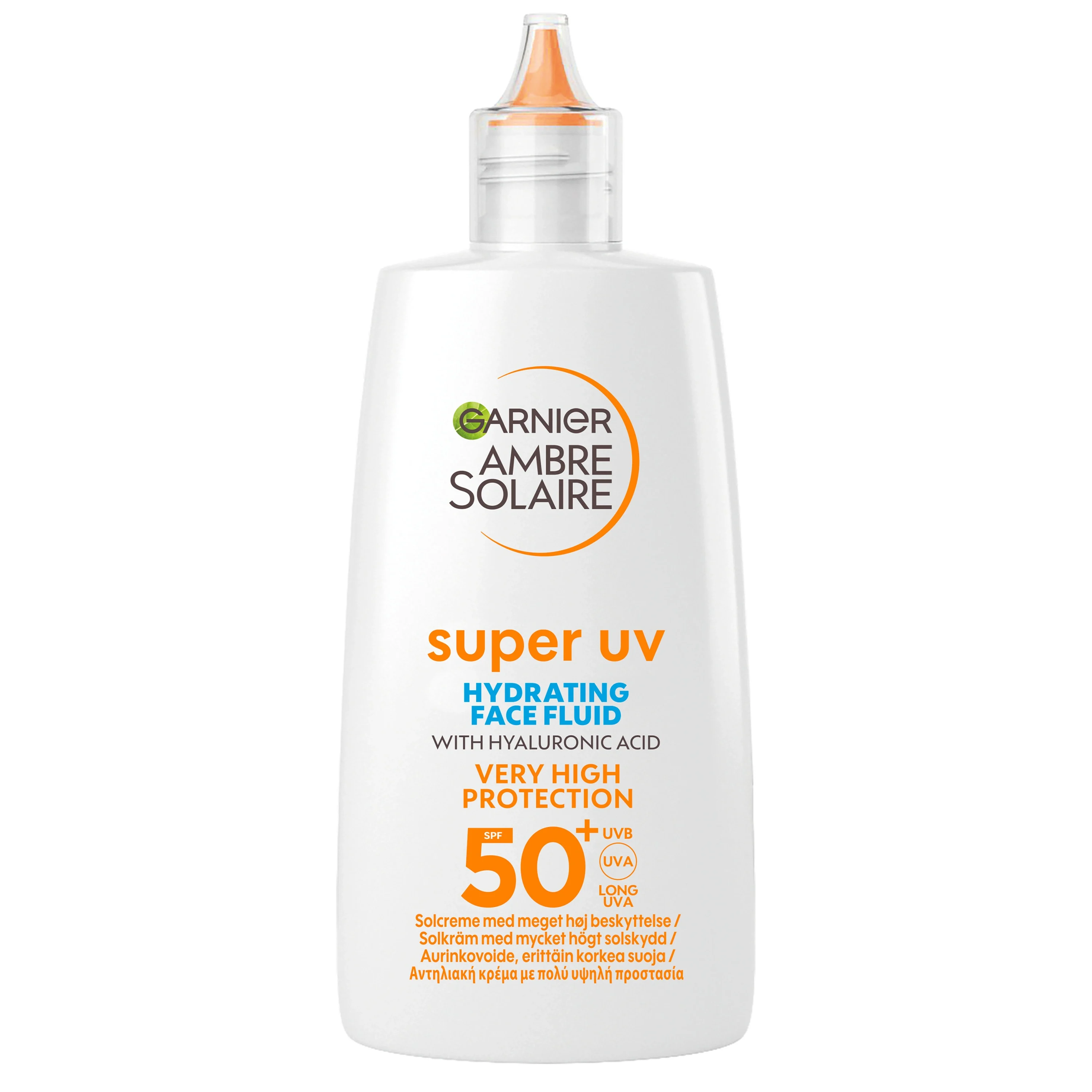 Garnier Ambre Solaire Sensitive Advanced Anti-Dark Spots & Anti-Pollution Super UV Fluid SPF 50+, 40 ml från Garnier – köp hos Apotek Hjärtat