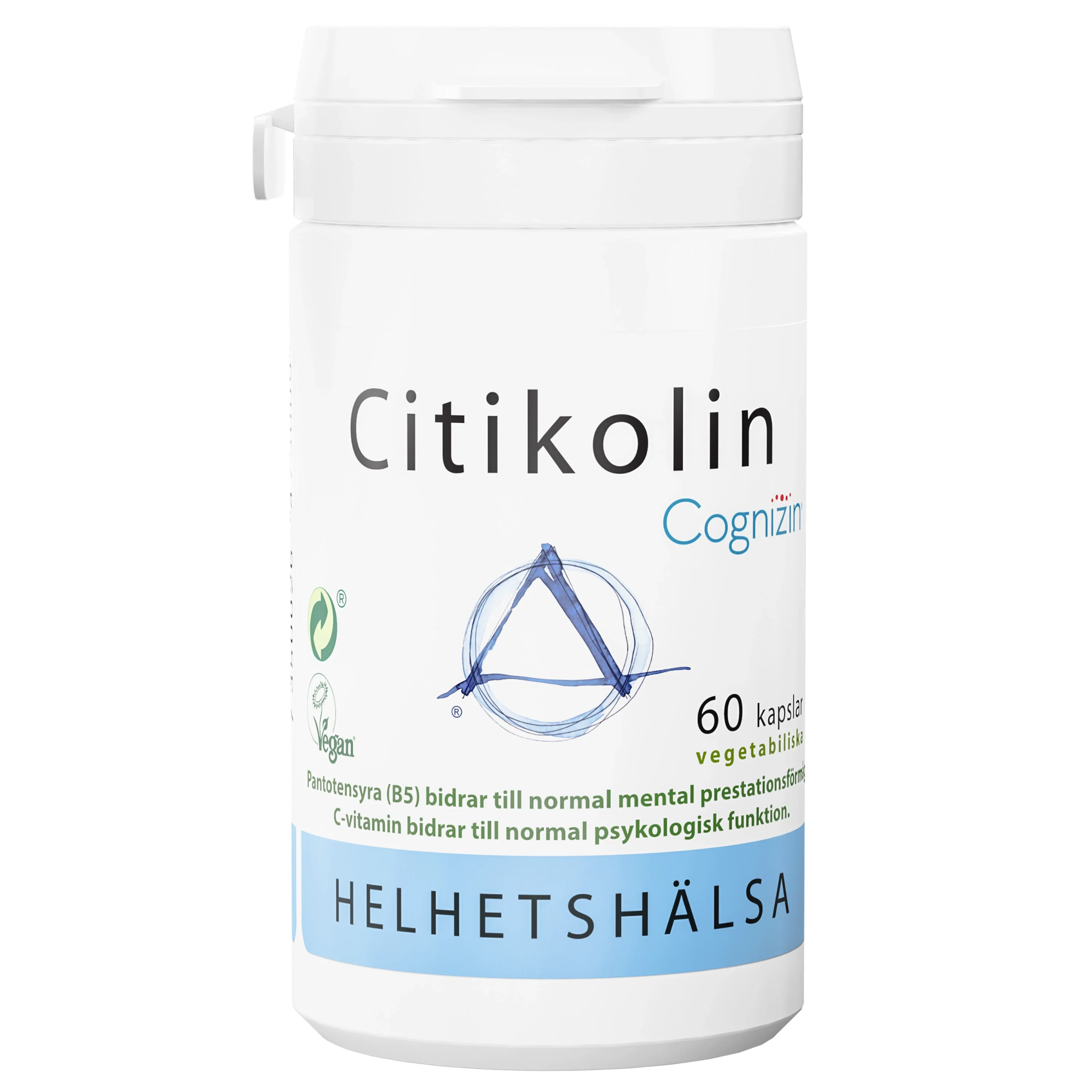 Helhetshälsa Citikolin med Cognizin 60 st från Helhetshälsa - köp hos Apotek Hjärtat
