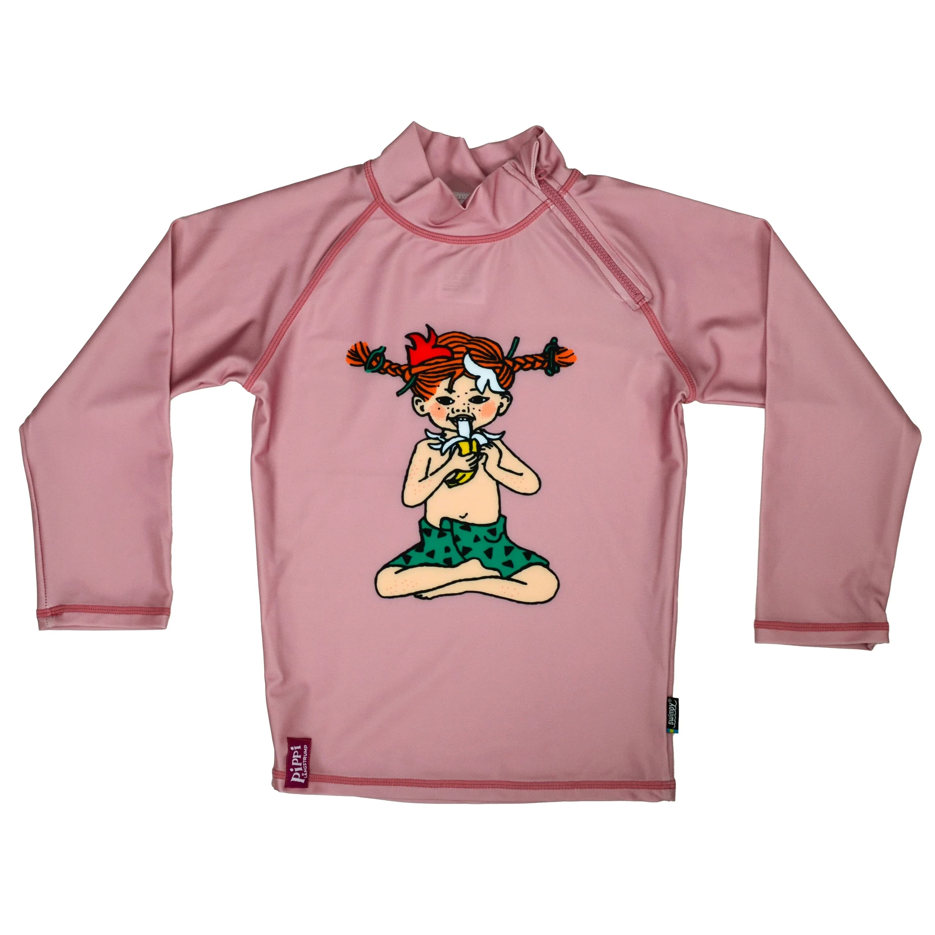 Swimpy UV-tröja Pippi Söderhavet Rosa 98-104 från Swimpy – köp hos Apotek Hjärtat