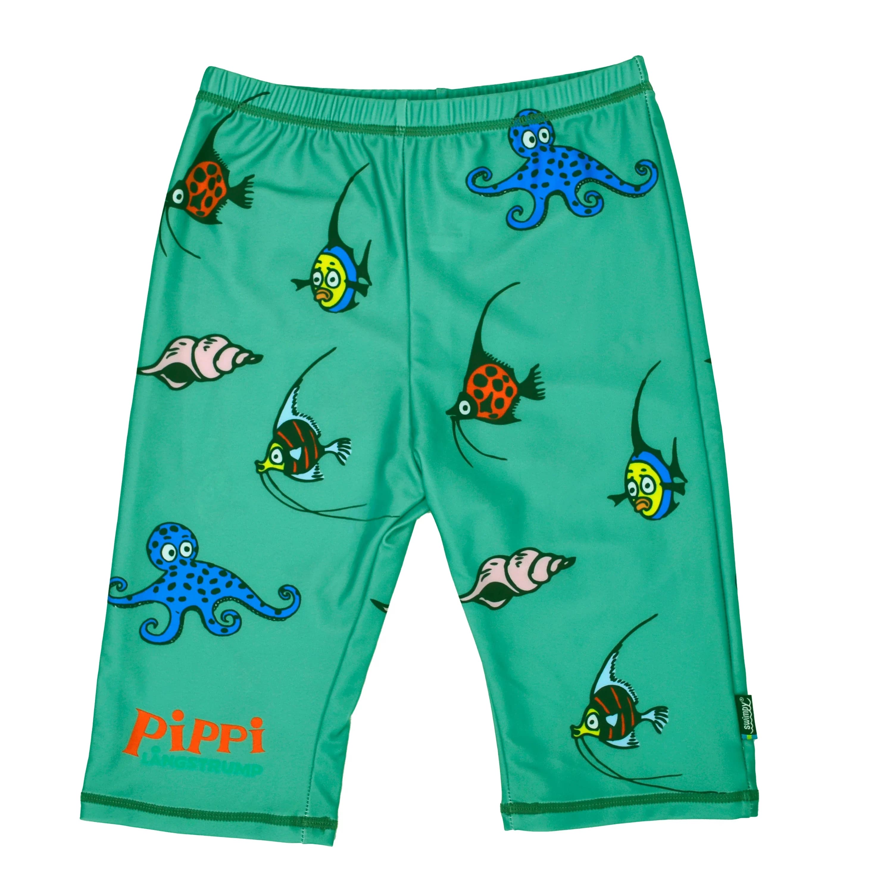 Swimpy UV-shorts Pippi Söderhavet Grön 110-116 från Swimpy – köp hos Apotek Hjärtat
