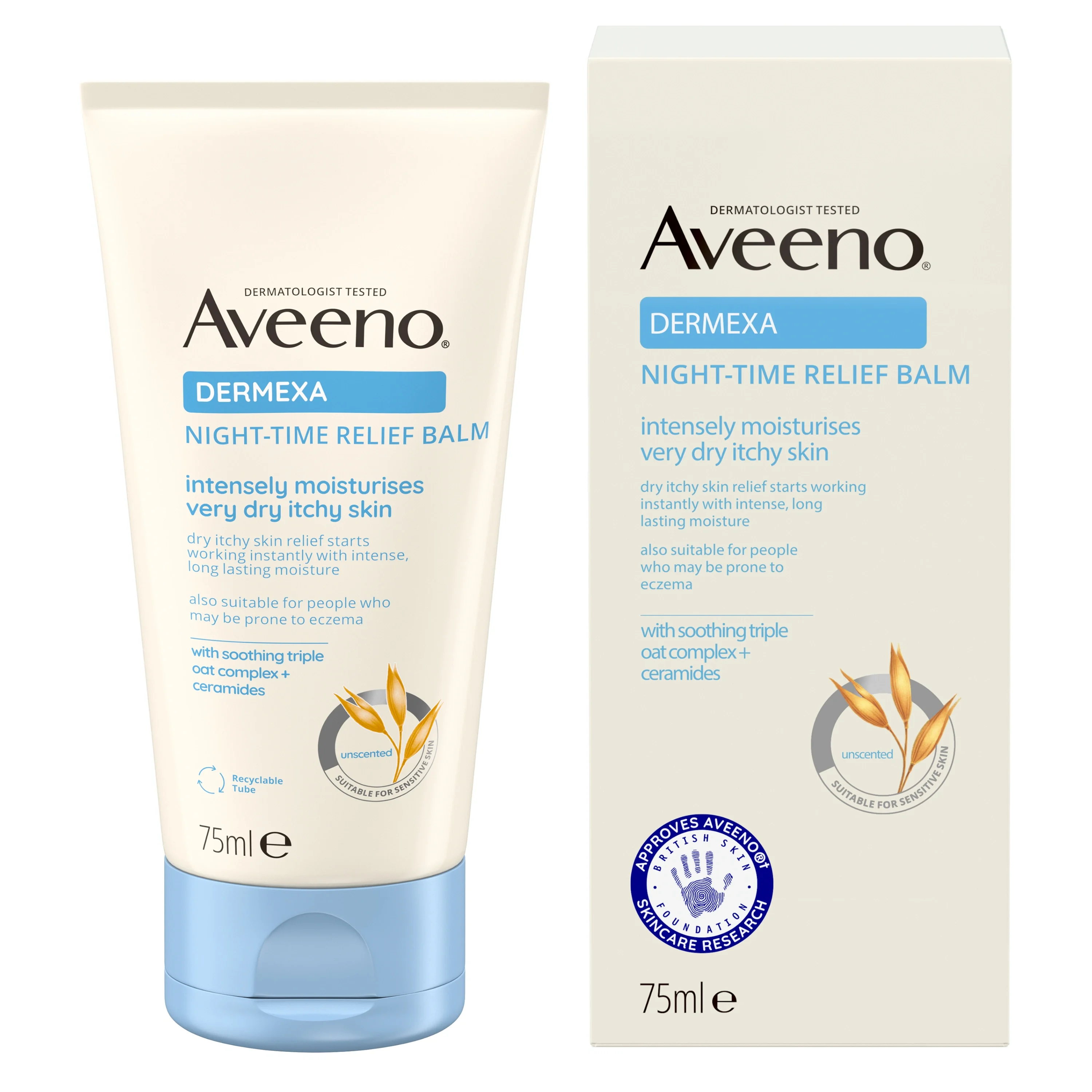 Aveeno Dermexa Night-time Relief Balm 75 ml från Aveeno – köp hos Apotek Hjärtat