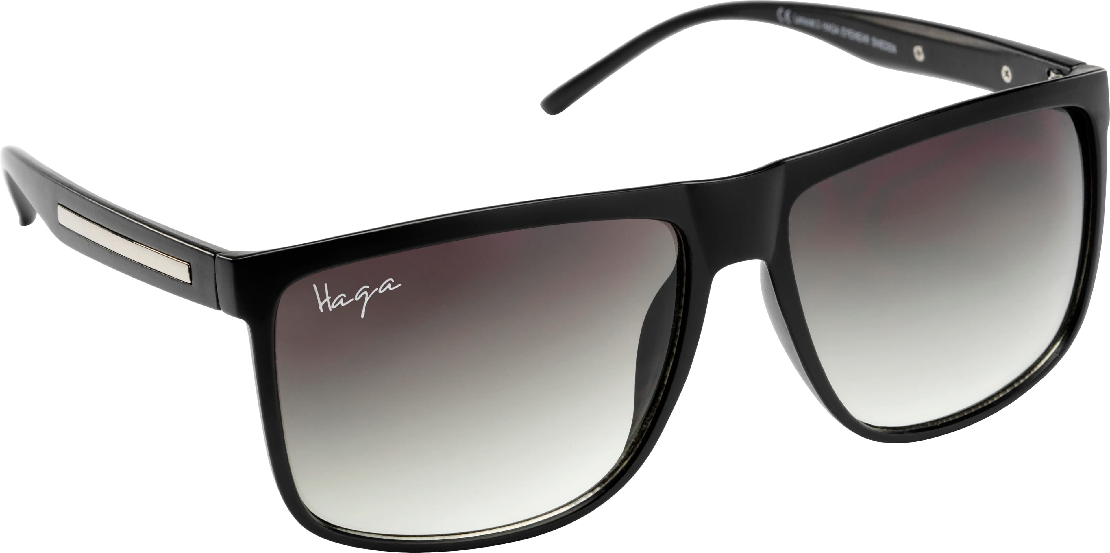 Haga Eyewear Boston Matt Black Green Gradient lens från Haga Optik – köp hos Apotek Hjärtat