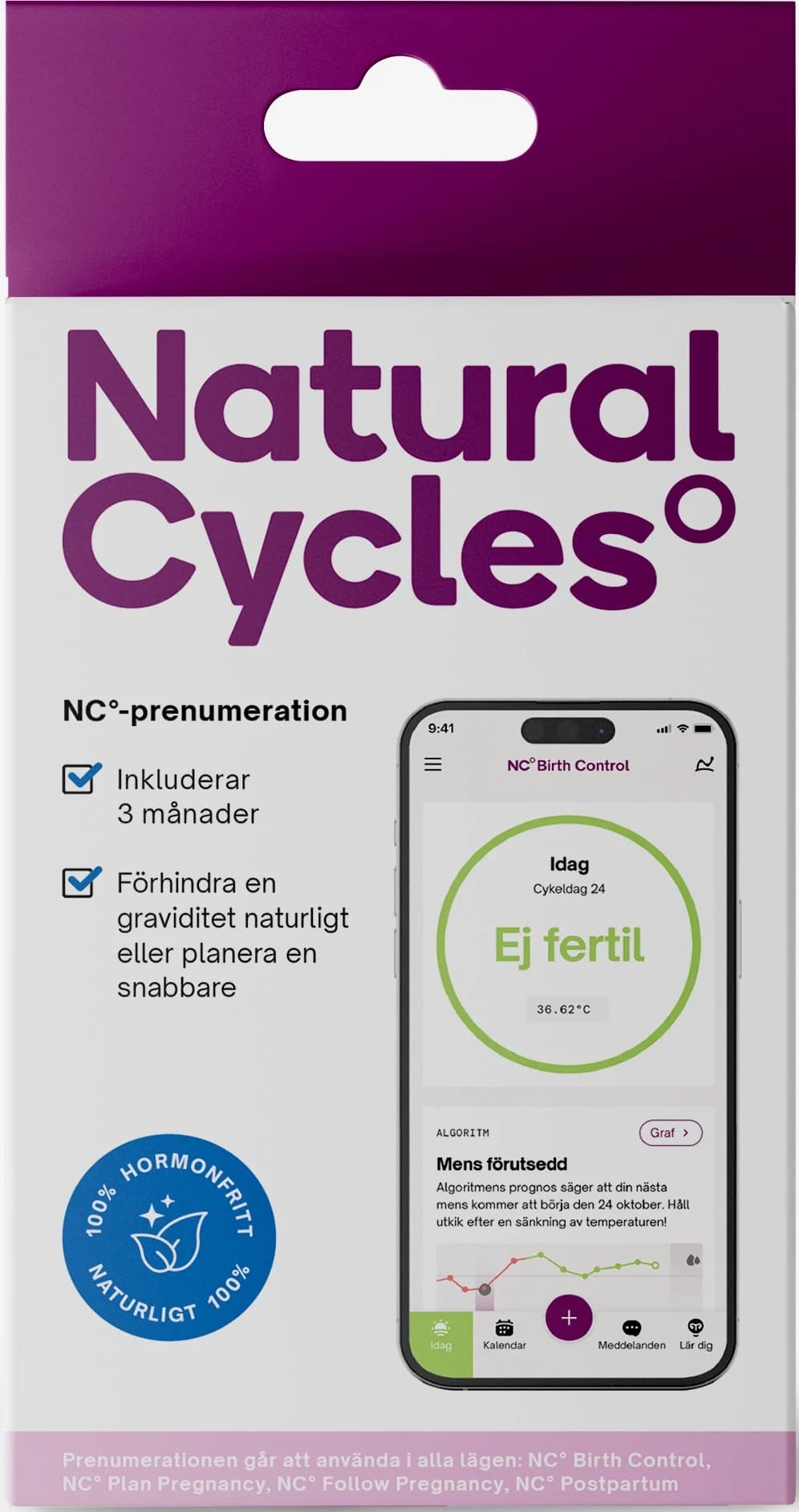 Natural Cycles Subscription från Natural Cycles – köp hos Apotek Hjärtat