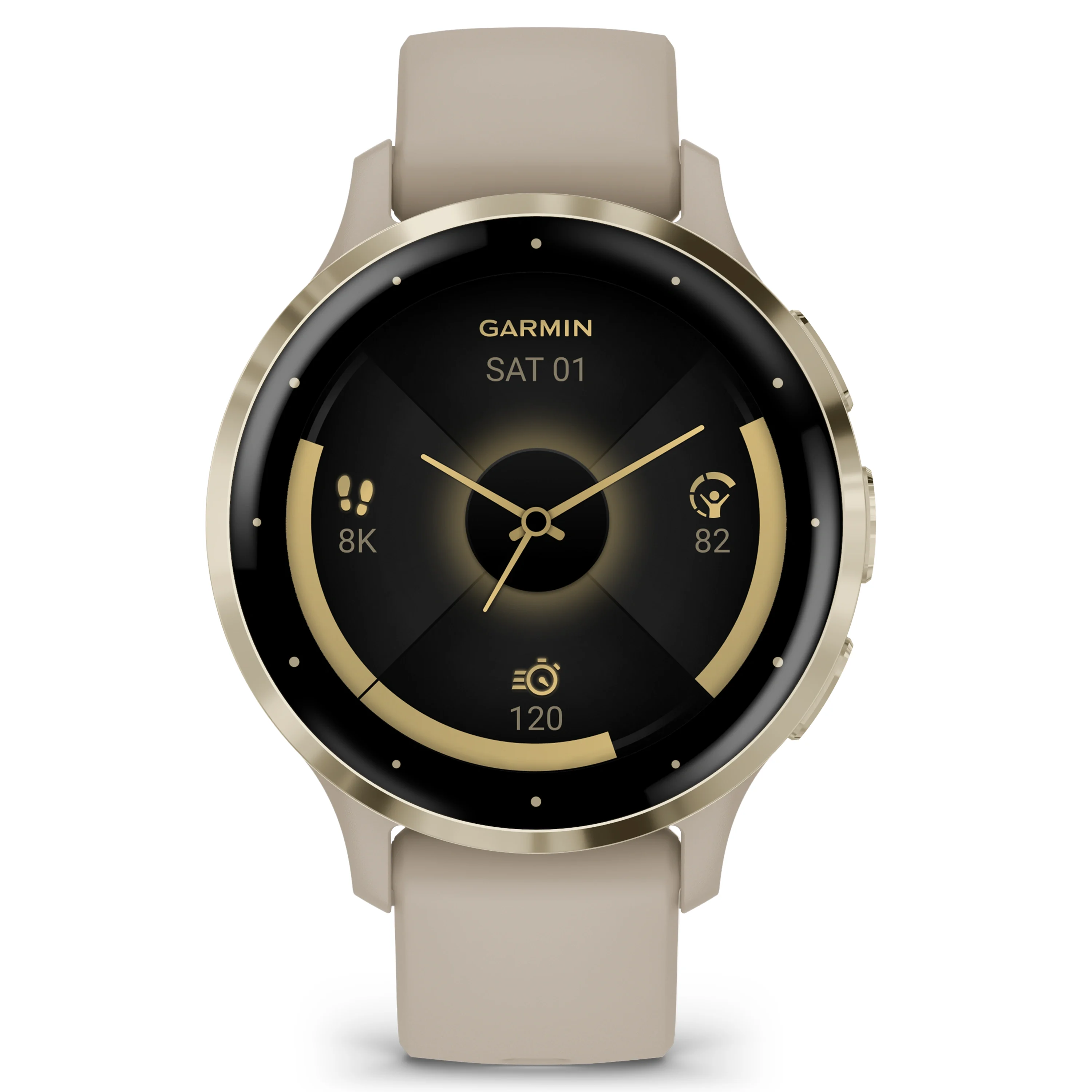 Garmin Venu 3S Smartwatch French Gray/Soft Gold från Garmin – köp hos Apotek Hjärtat