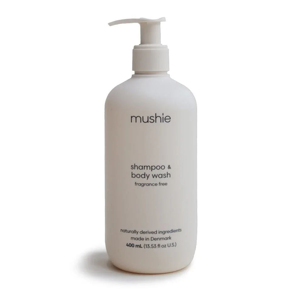 Mushie Baby Shampoo & Body Wash Fragrance Free 400 ml från Mushie – köp hos Apotek Hjärtat