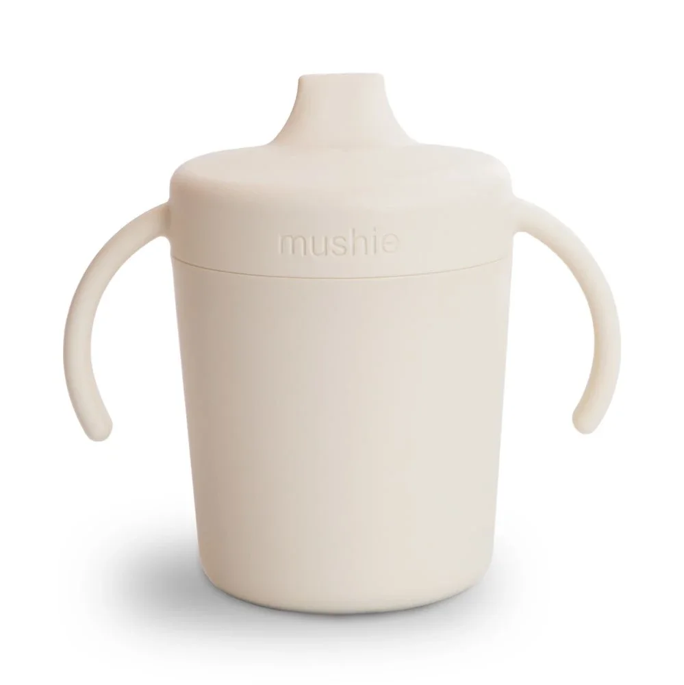 Mushie Trainer Sippy Cup 230 ml Ivory från Mushie - köp hos Apotek Hjärtat