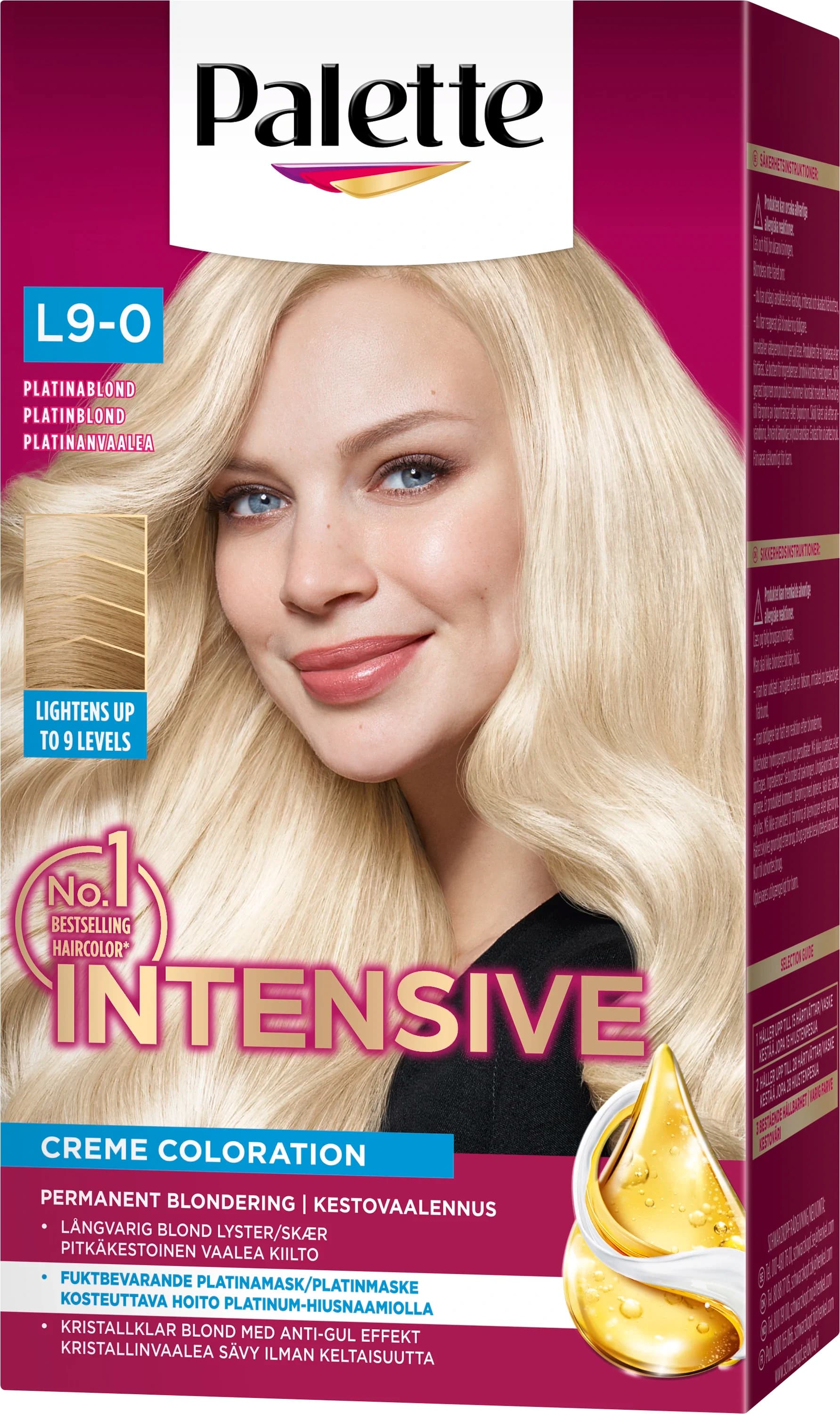Palette Intensive Creme Coloration L9-0 Platinablond från Palette – köp hos Apotek Hjärtat