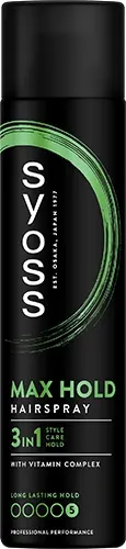 Syoss Max Hold Hårspray 400 ml från Syoss – köp hos Apotek Hjärtat