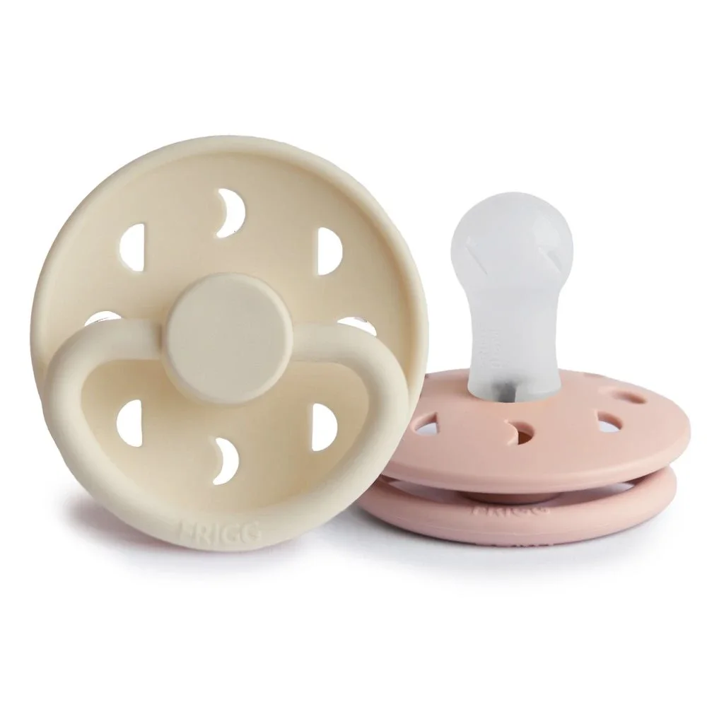 FRIGG Moon Phase Silicone 2-Pack Blush/Cream Size 1 från FRIGG – köp hos Apotek Hjärtat