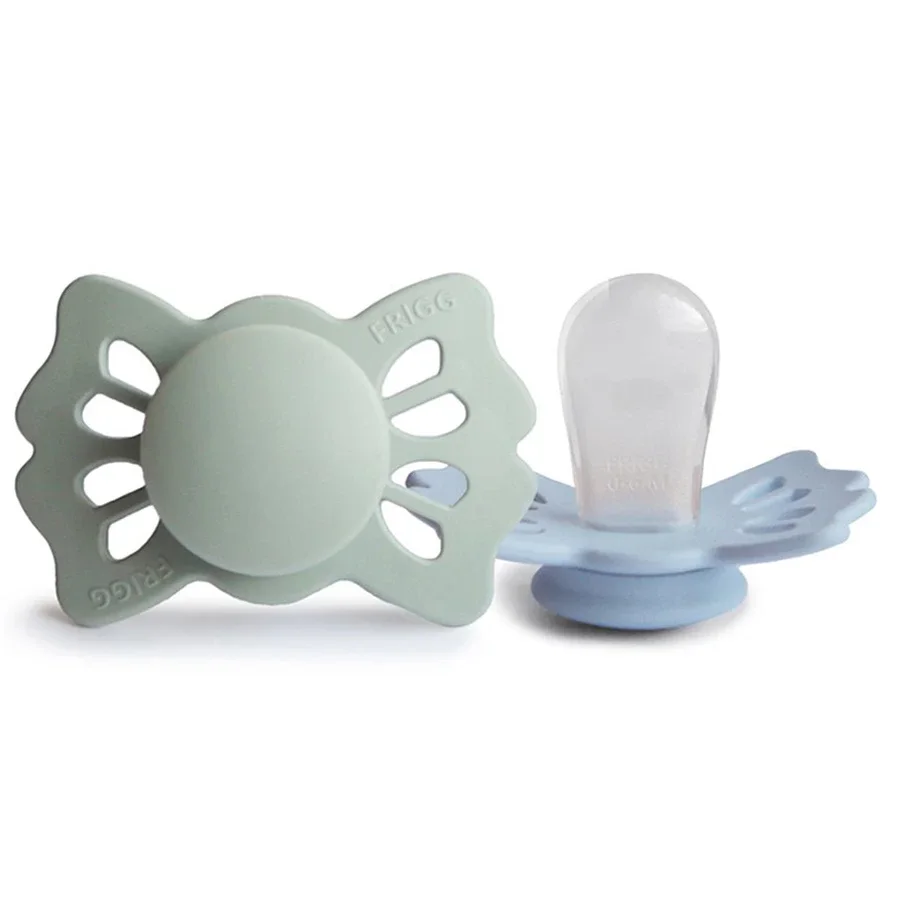 FRIGG Lucky Symmetrical Silicone 2-Pack Sage/Powder Blue Size 1 från FRIGG – köp hos Apotek Hjärtat