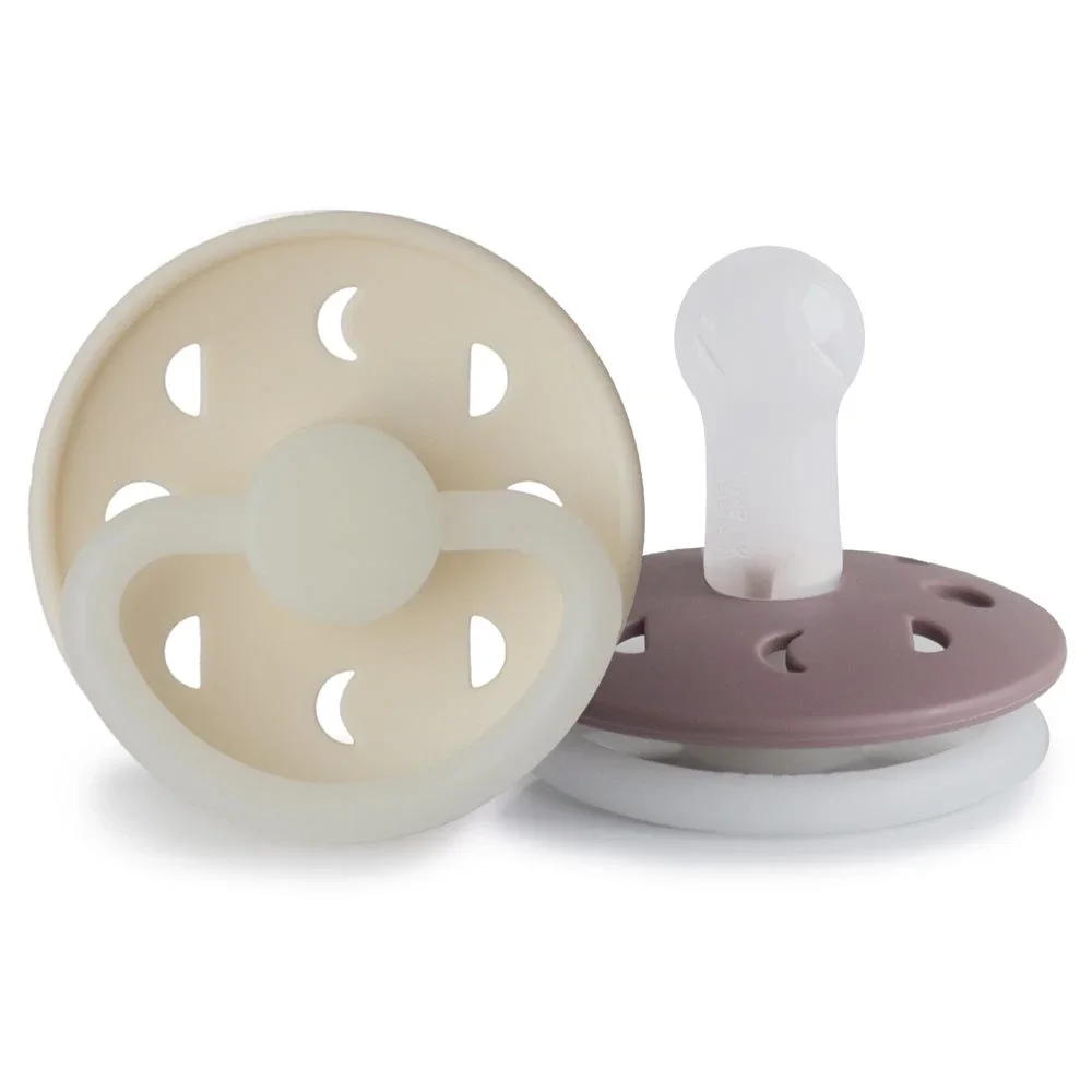 FRIGG Moon Phase Silicone 2-Pack Cream Night/Twilight Mauve Night Size 2 från FRIGG – köp hos Apotek Hjärtat