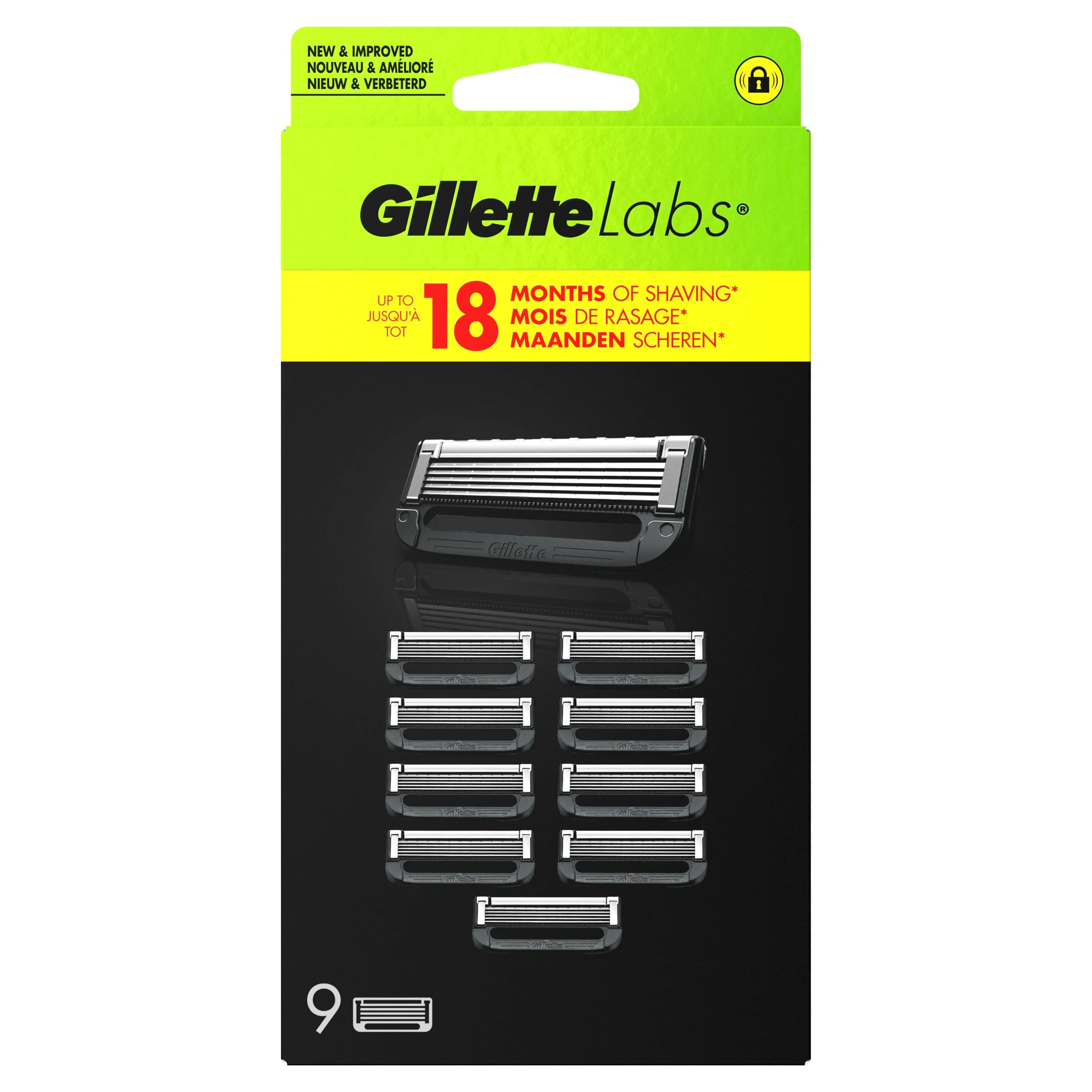 Gillette Labs Large Pack 9 st från Gillette Labs – köp hos Apotek Hjärtat