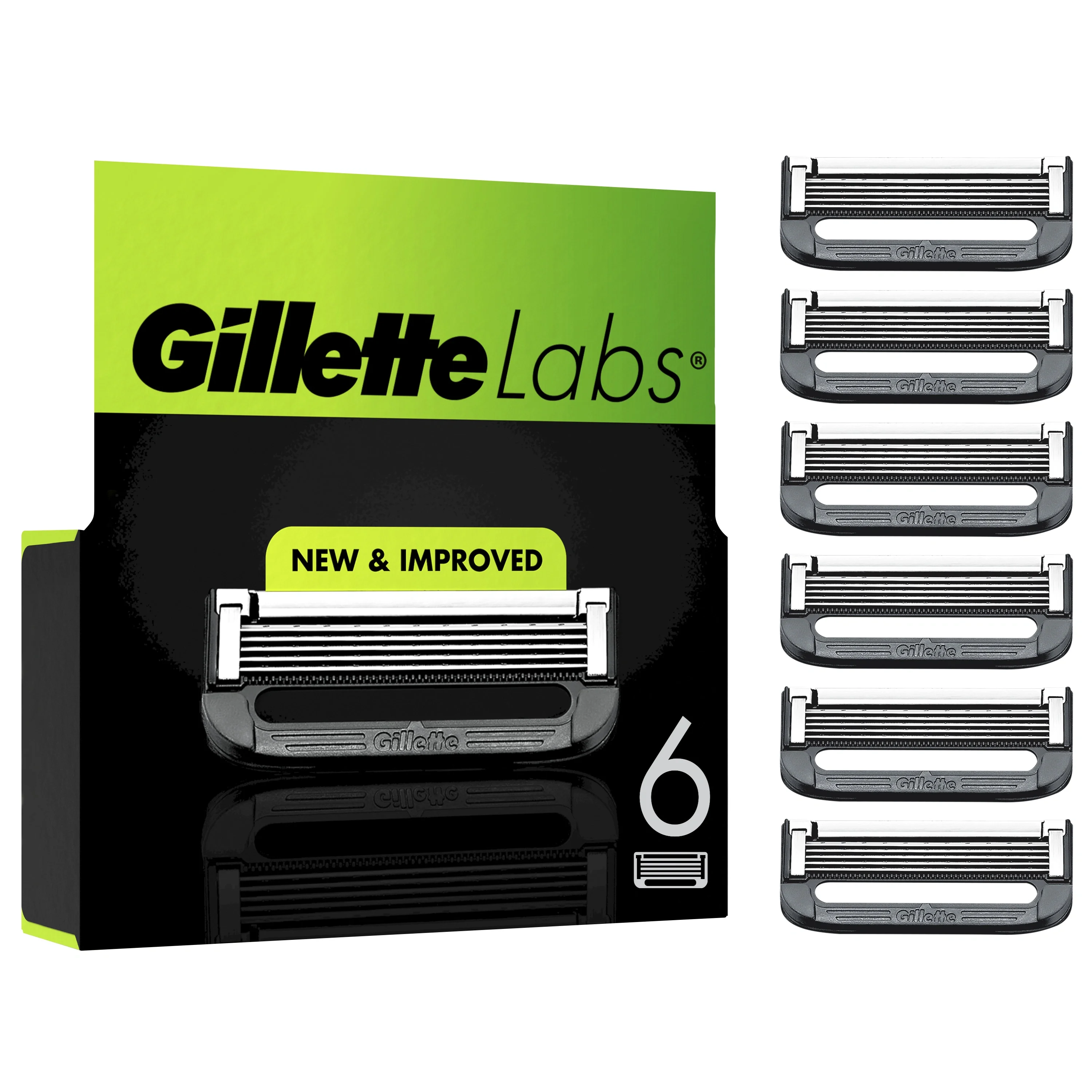 Gillette Labs Base Blade 6 st från Gillette Labs – köp hos Apotek Hjärtat