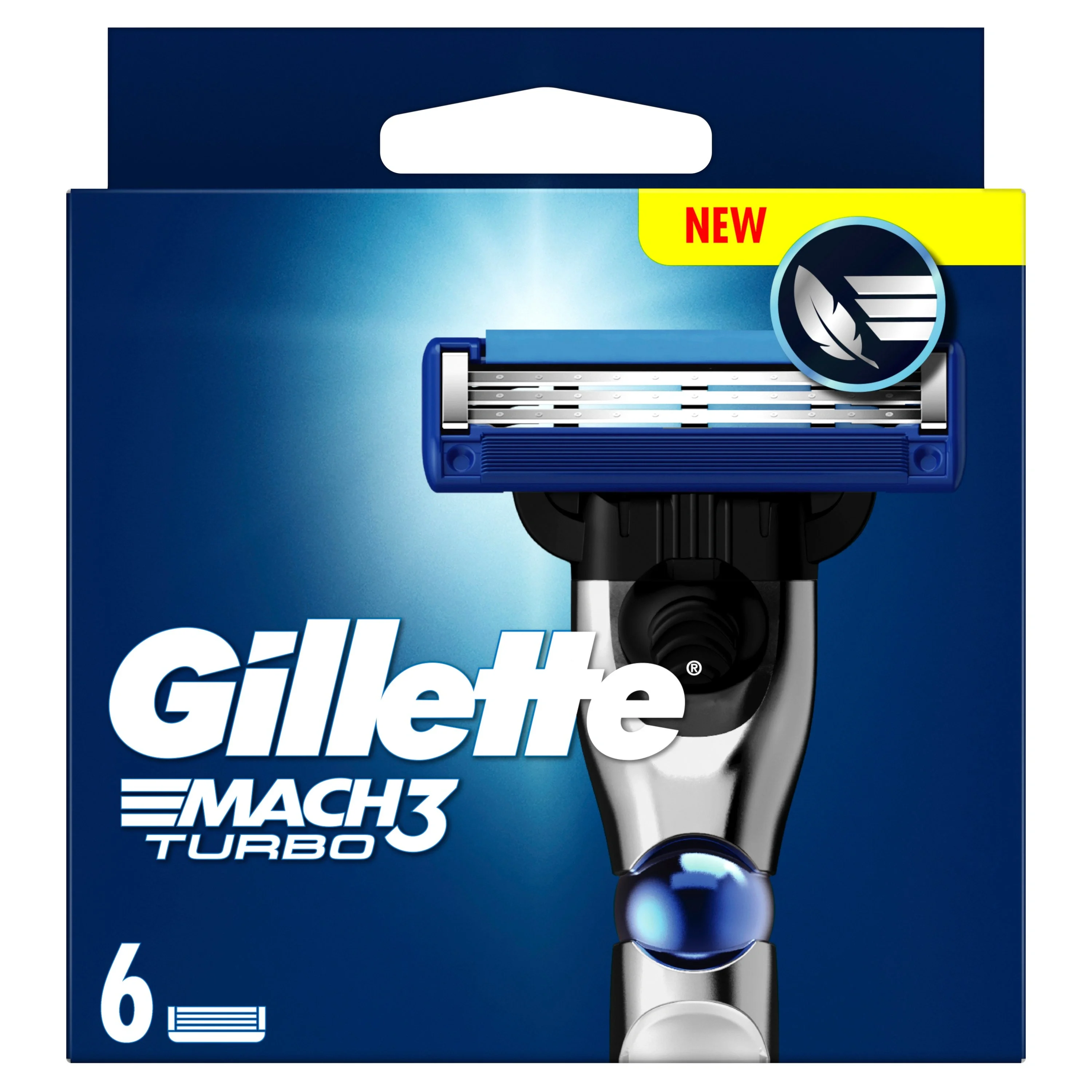 Gillette Mach3 Turbo 6 st från Gillette – köp hos Apotek Hjärtat