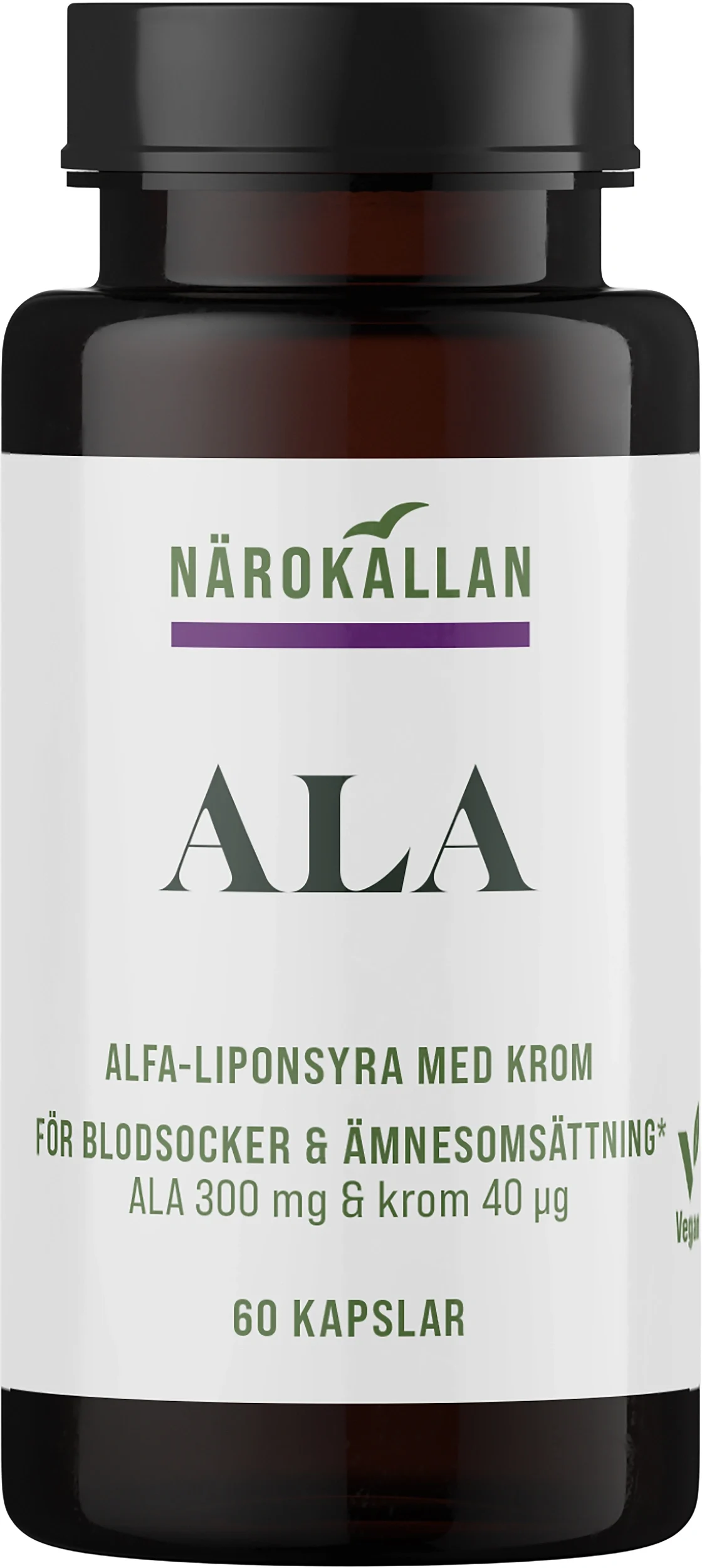 Närokällan ALA 60 kapslar från Närokällan - köp hos Apotek Hjärtat