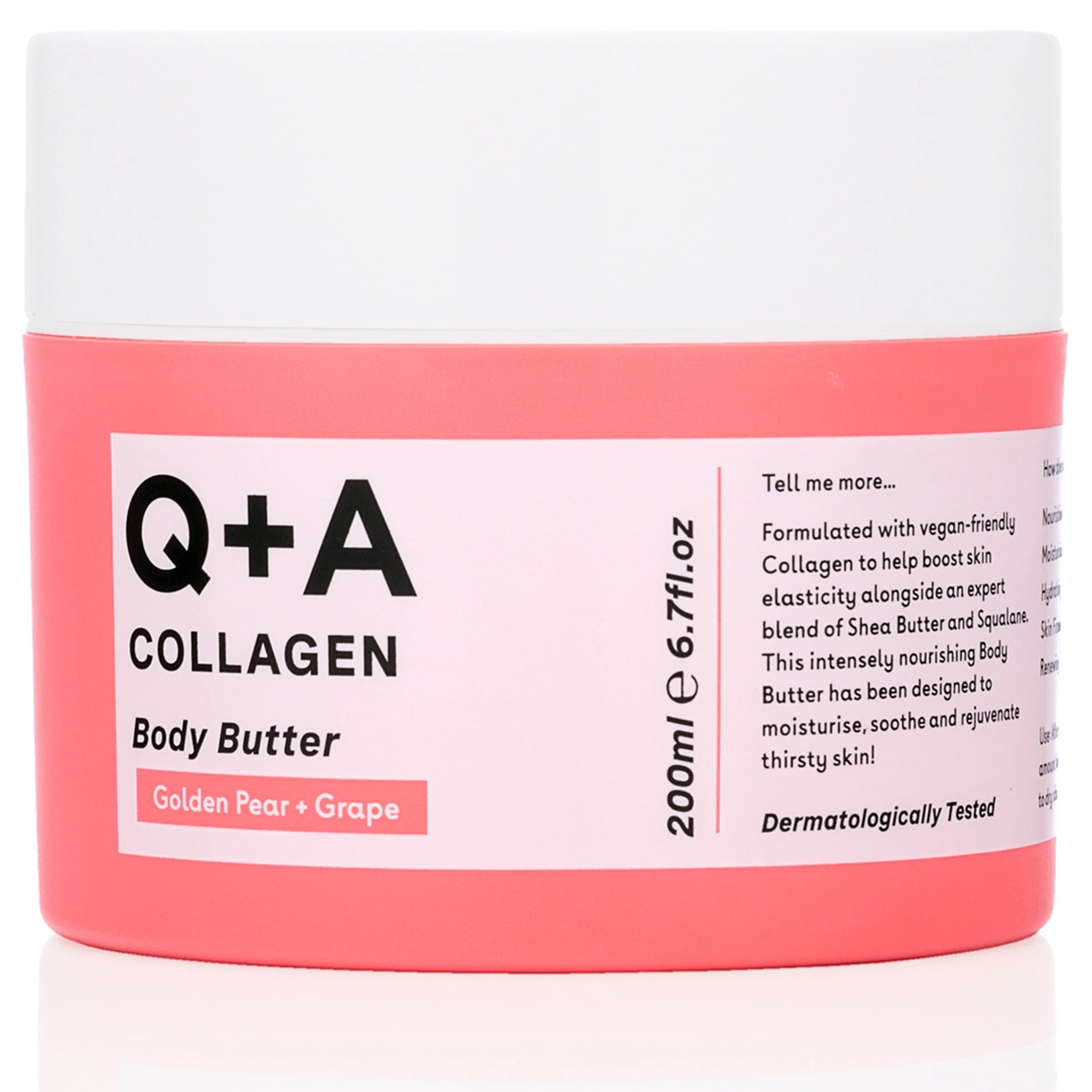 Q+A Collagen Body Butter 200 ml från Q+A – köp hos Apotek Hjärtat