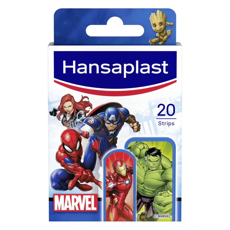 Hansaplast Marvel Kids 20 Strips från Hansaplast – köp hos Apotek Hjärtat