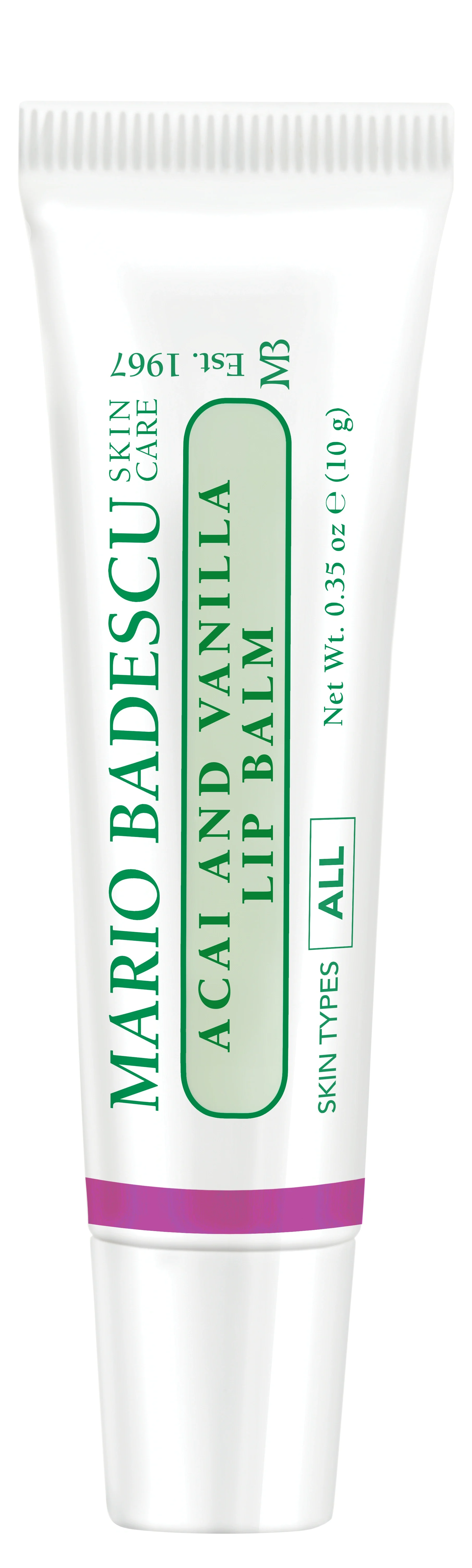Mario Badescu Acai And Vanilla Lipbalm 10 g från Mario Badescu – köp hos Apotek Hjärtat