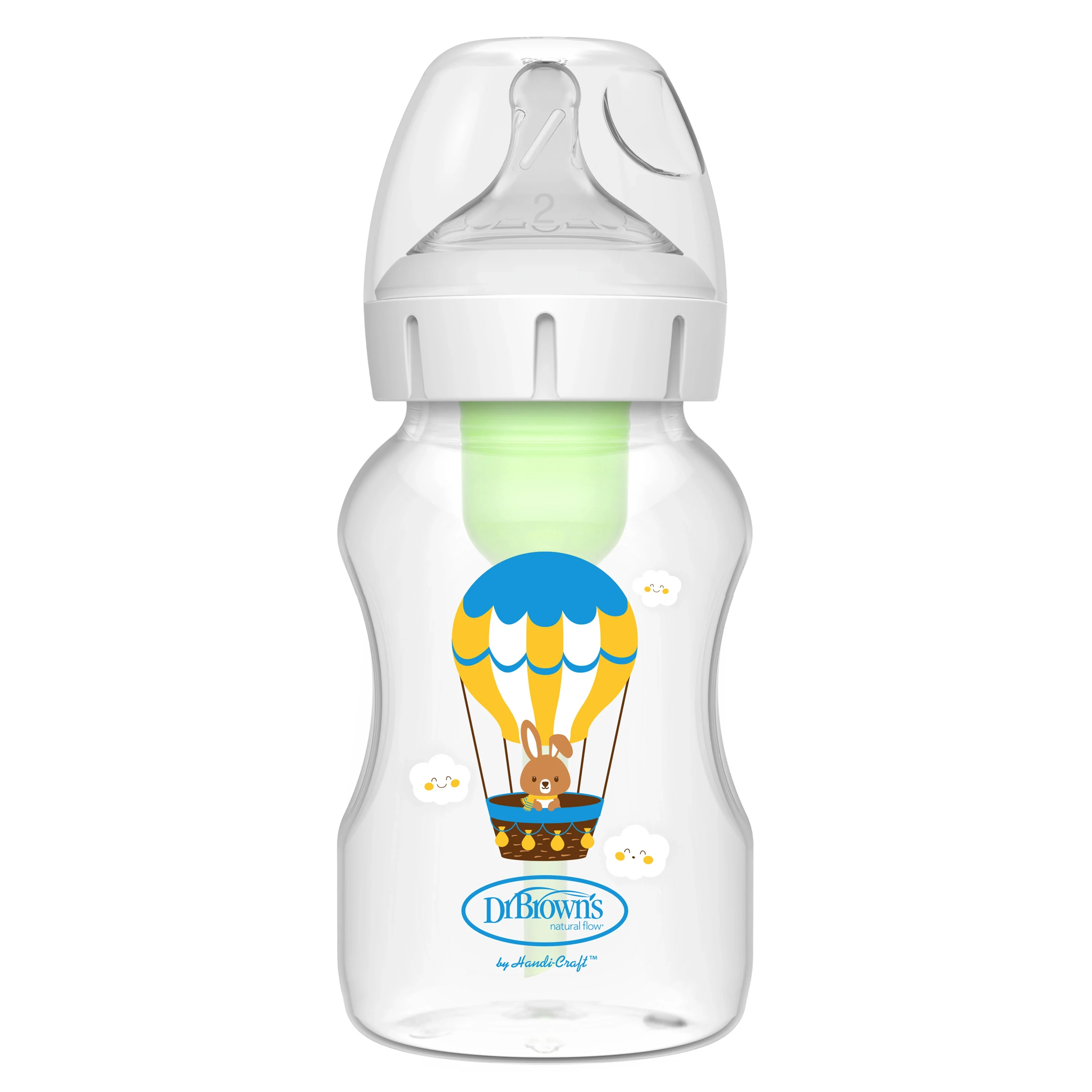 Dr. Brown's Options+ Nappflaska Balloon Bred Hals 330 ml från Dr. Brown's – köp hos Apotek Hjärtat