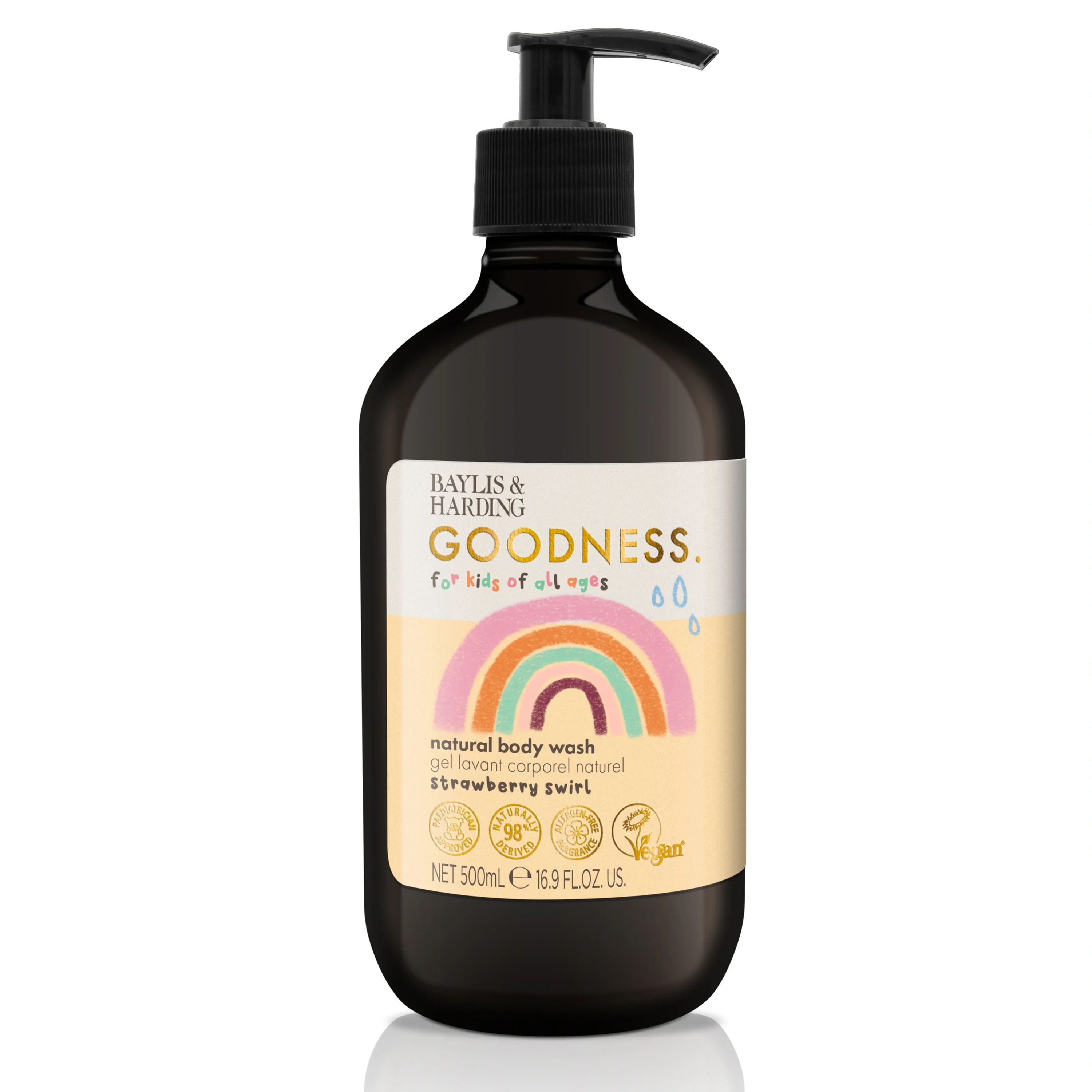 Baylis & Harding Goodness Kids Strawberry Swirl Body Wash 500 ml från Baylis & Harding – köp hos Apotek Hjärtat