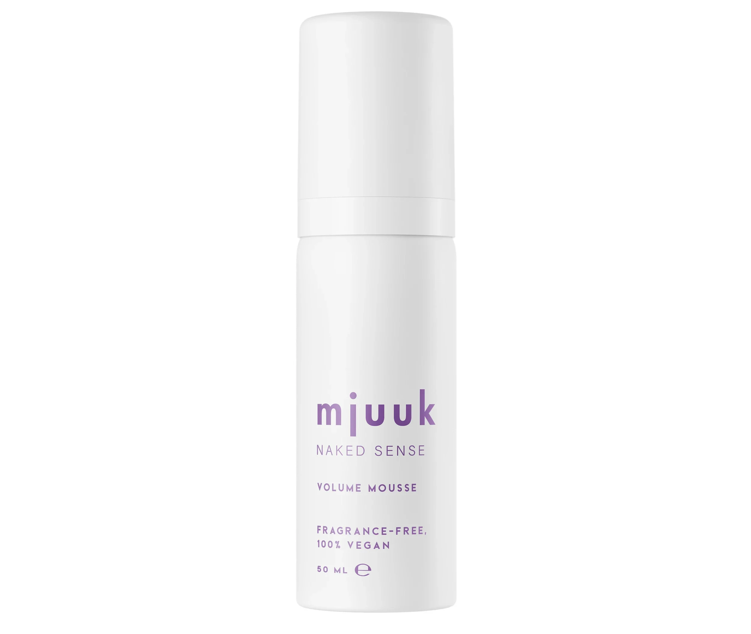 Mjuuk Naked Sense Fragrance-Free Volume Mousse 50 ml från Mjuuk – köp hos Apotek Hjärtat