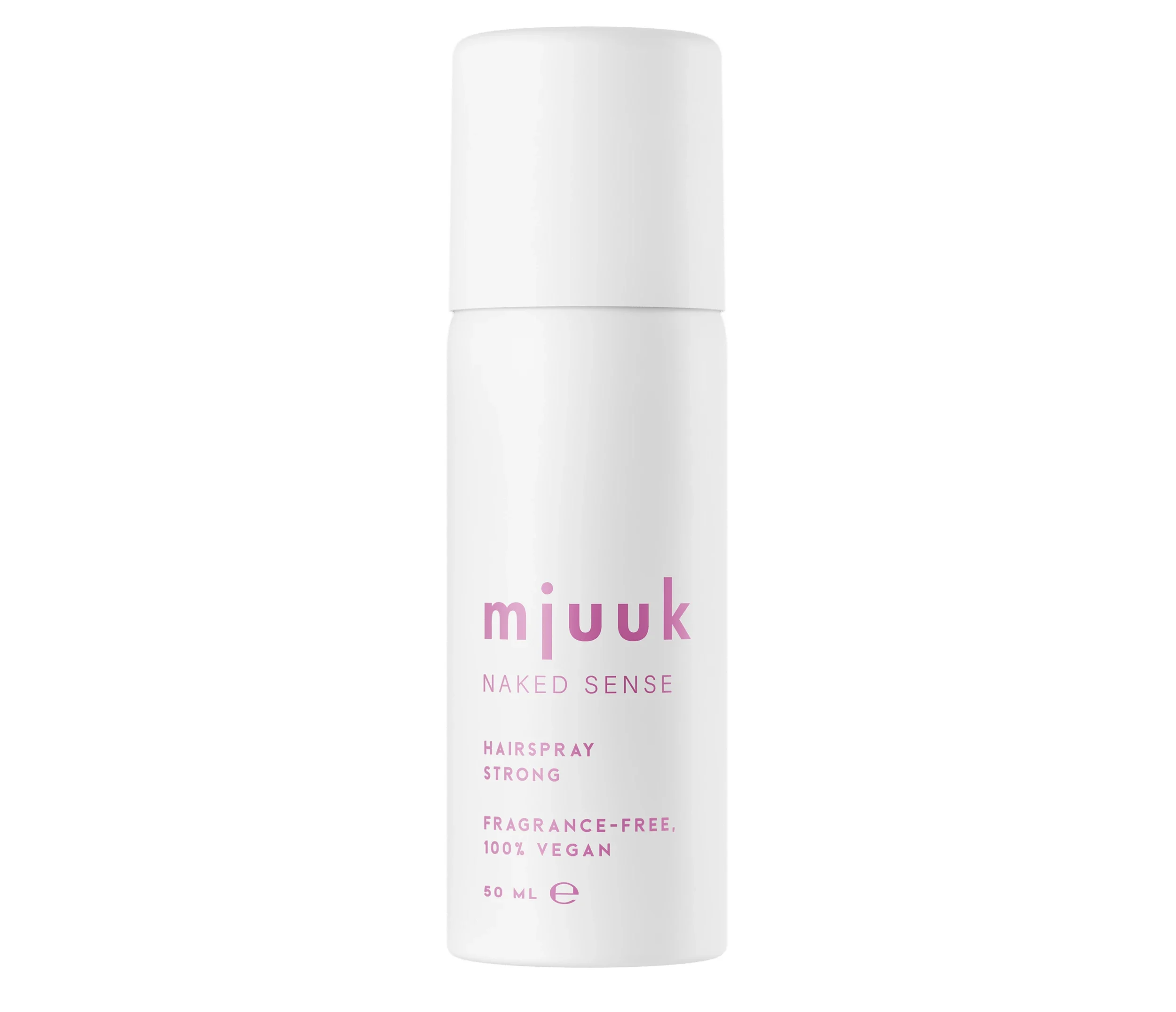 Mjuuk Naked Sense Fragrance-Free Hairspray Strong 50 ml från Mjuuk – köp hos Apotek Hjärtat