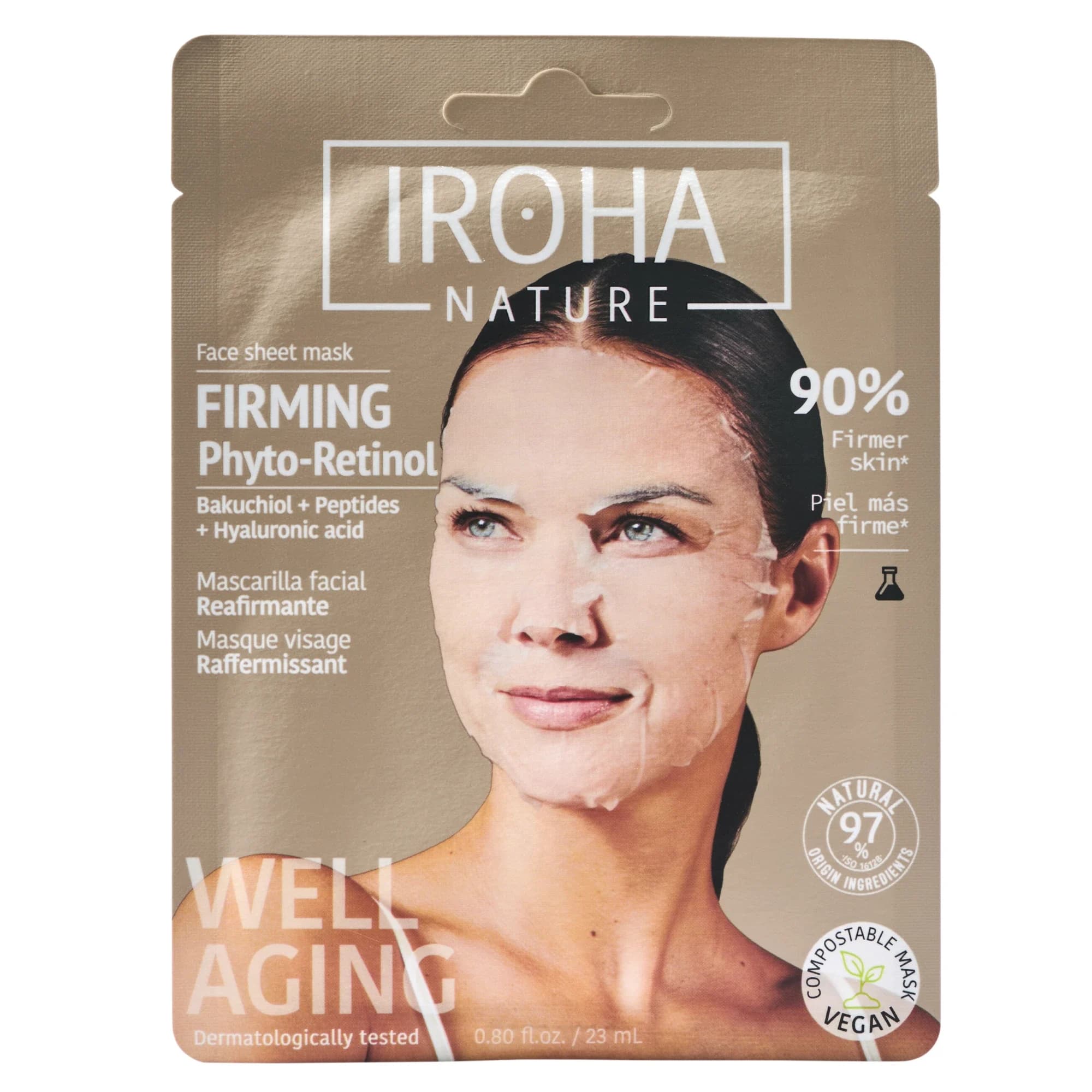 Iroha Nature Firming Phyto-Retinol Face Sheet Mask 20 ml från Iroha Nature – köp hos Apotek Hjärtat