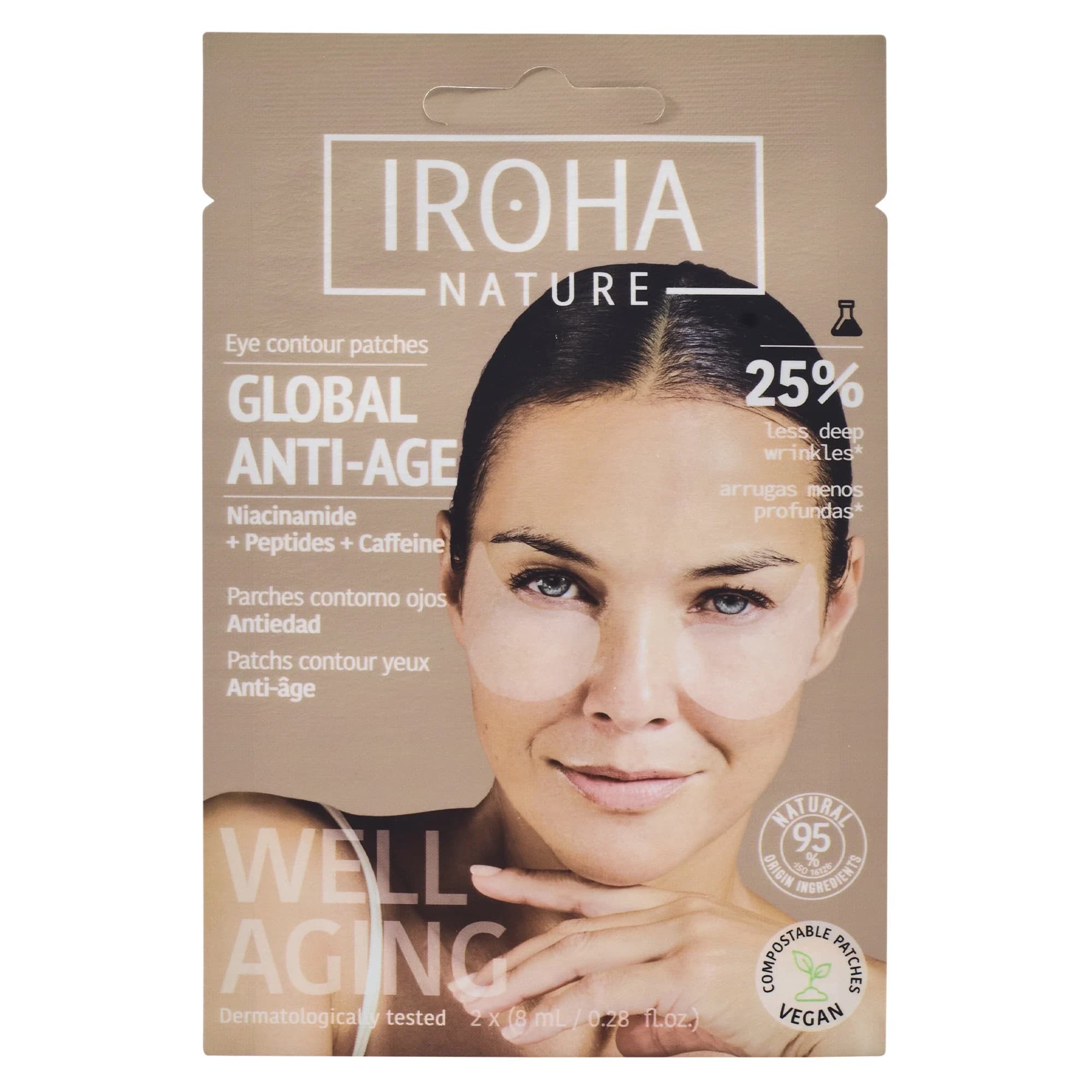 Iroha Nature Anti-Age Niacinamide Eye Patches 2 st från Iroha Nature – köp hos Apotek Hjärtat