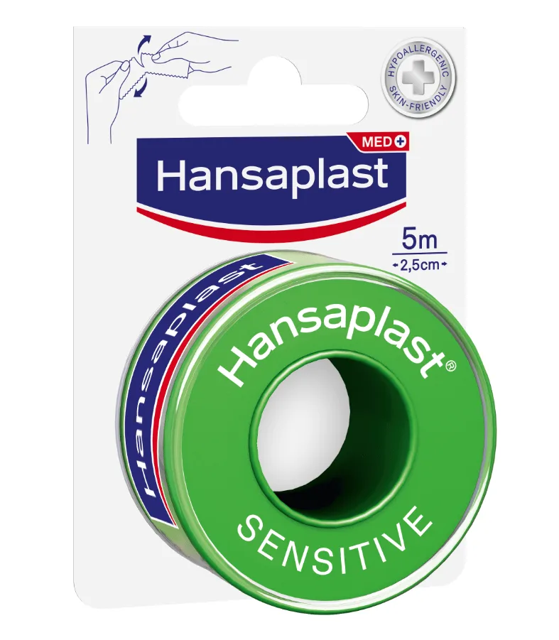 Hansaplast Fixation Tape Sensitive 5m x 2,5 cm från Hansaplast – köp hos Apotek Hjärtat
