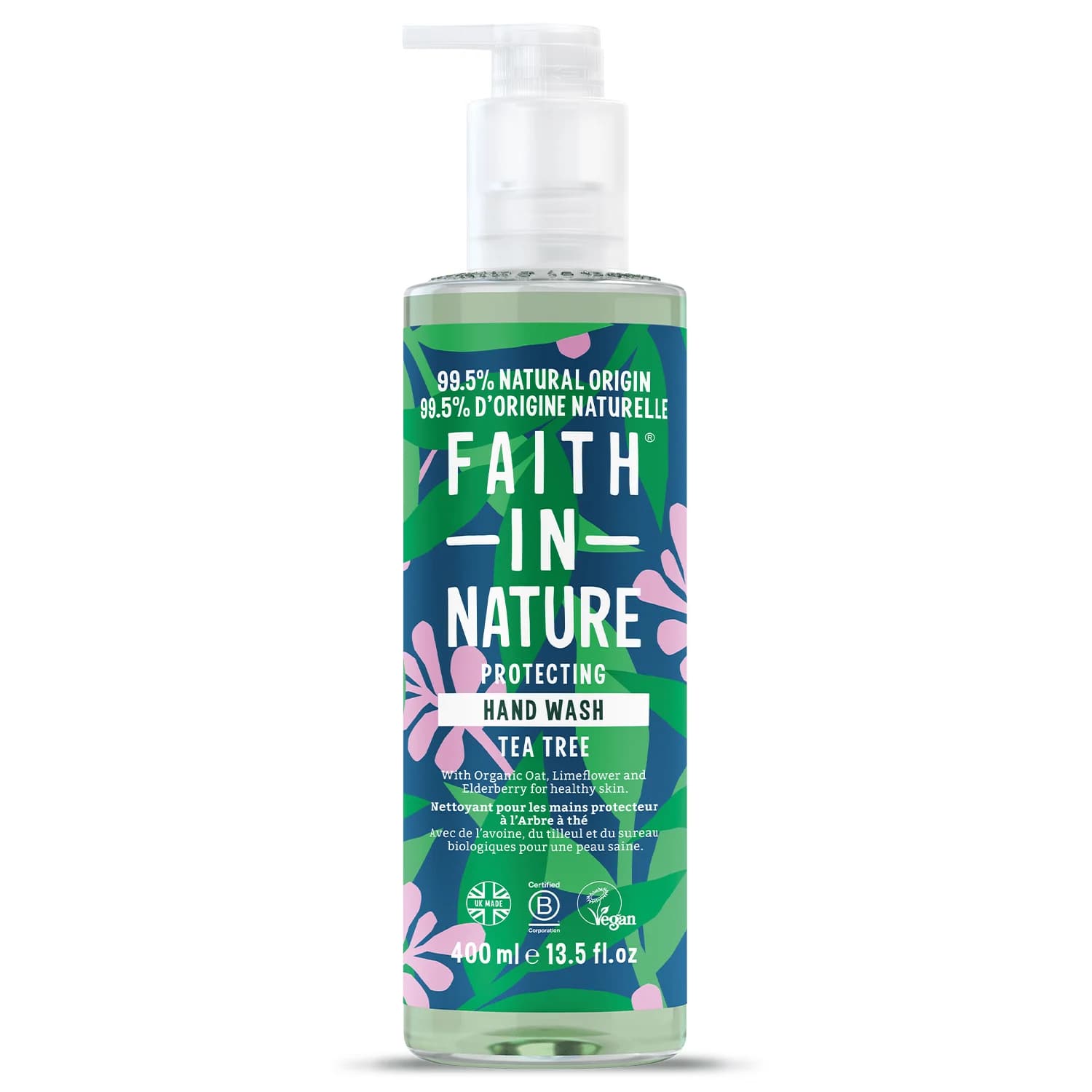 Faith in Nature Hand Wash-Tea Tree 400ml från Faith in Nature – köp hos Apotek Hjärtat