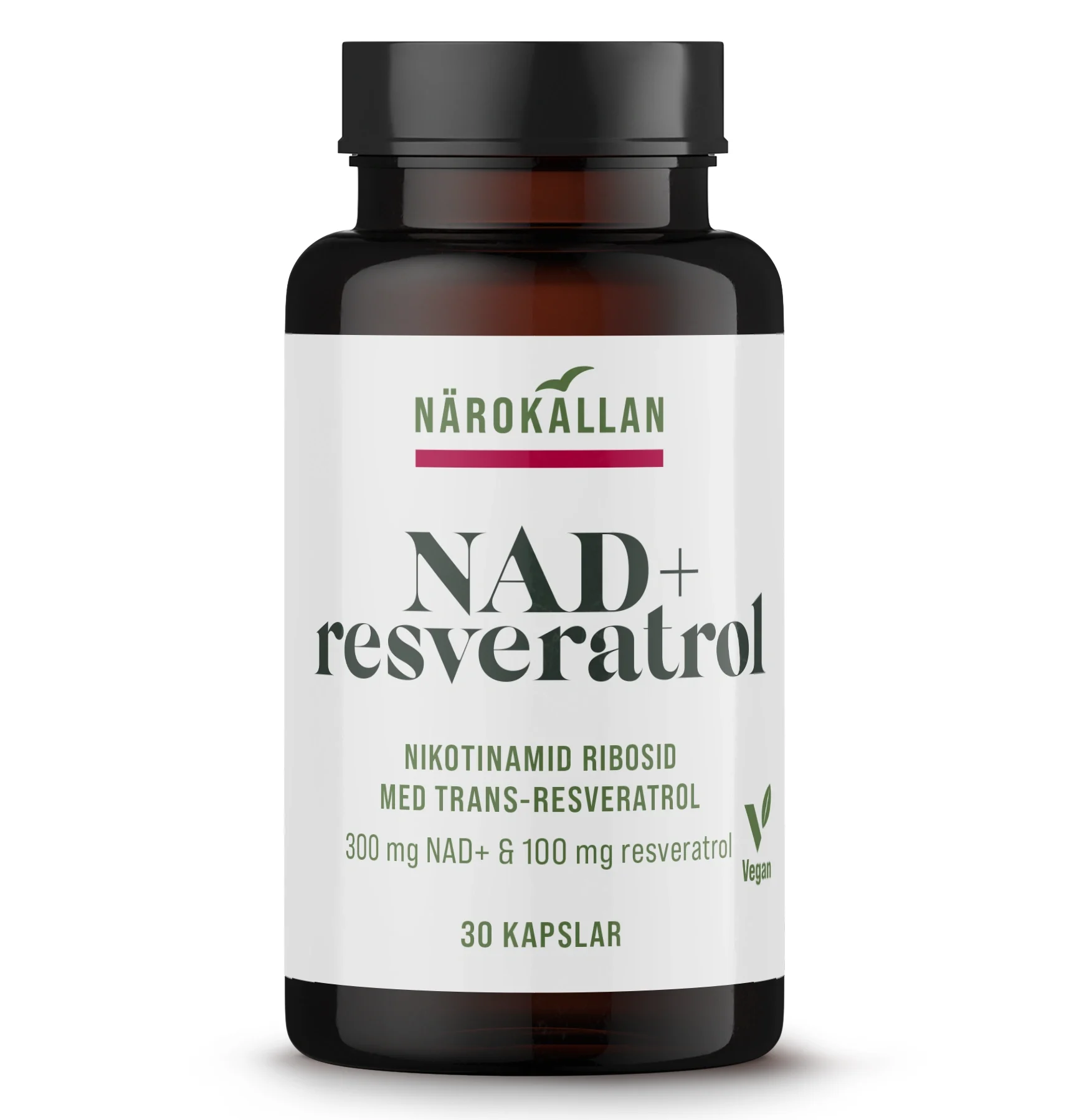 Närokällan NAD+ Resveratrol 30 kapslar från Närokällan - köp hos Apotek Hjärtat