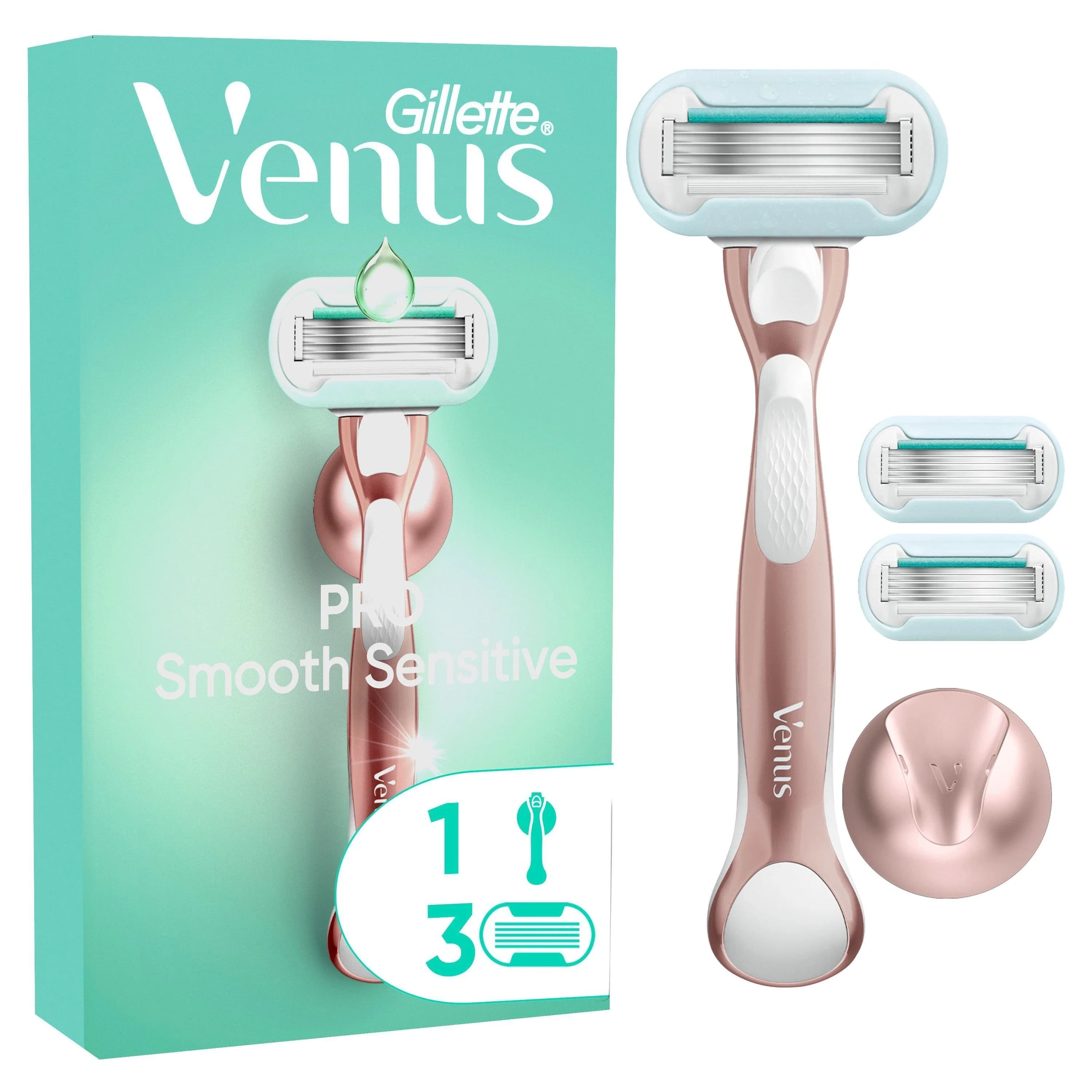 Gillette Venus Pro Smooth Sensitive Rakhyvel från Gillette Venus – köp hos Apotek Hjärtat