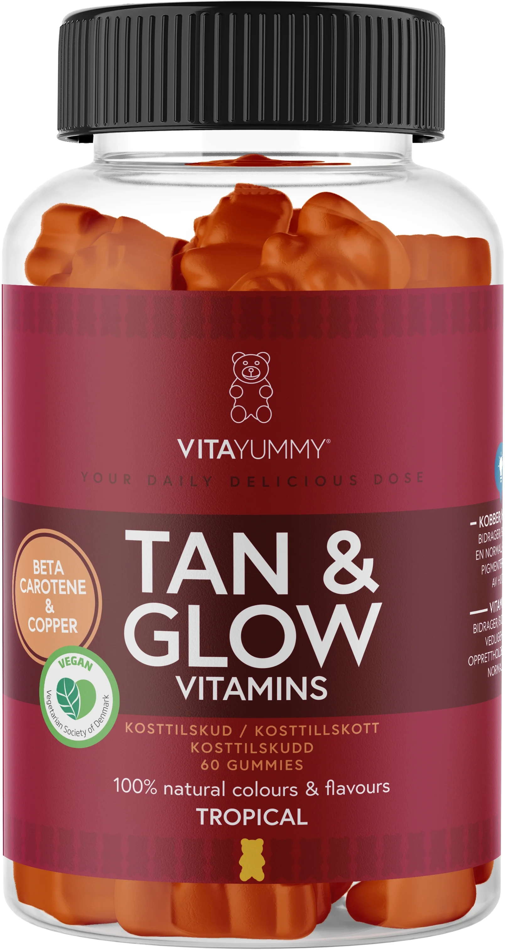 VitaYummy Tan & Glow Tropical 60 st från VitaYummy – köp hos Apotek Hjärtat