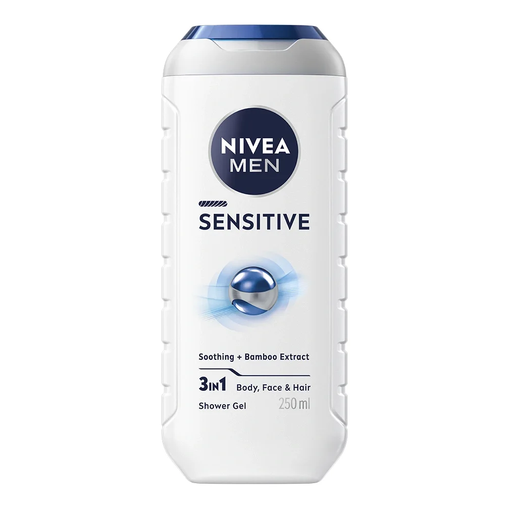 Nivea Men Sensitive Shower Gel 250 ml från Nivea – köp hos Apotek Hjärtat