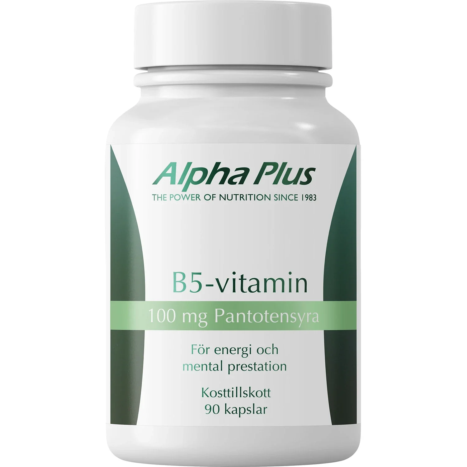 Alpha Plus B5-vitamin 90 kapslar från Alpha Plus – köp hos Apotek Hjärtat