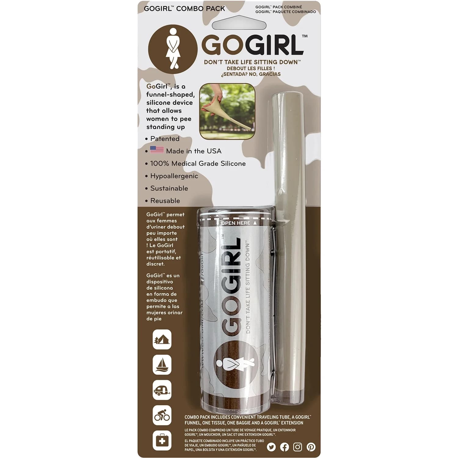Go Girl Khaki Combo Kisstratt med förlängning från Go Girl – köp hos Apotek Hjärtat