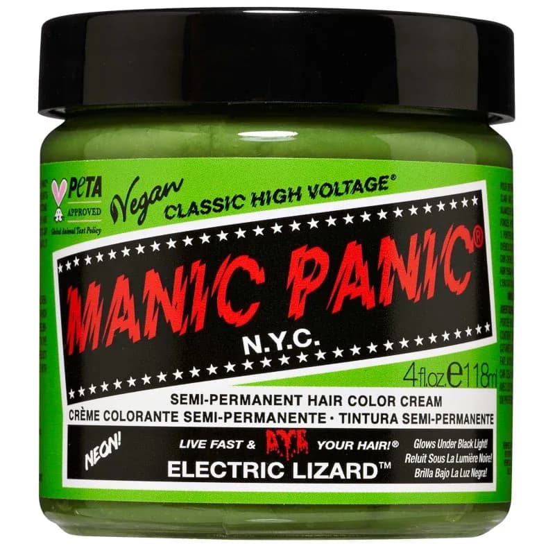 Manic Panic Classic High Voltage Semi-Permanent Hair Color Cream 118 ml Electric Lizard från Manic Panic – köp hos Apotek Hjärtat