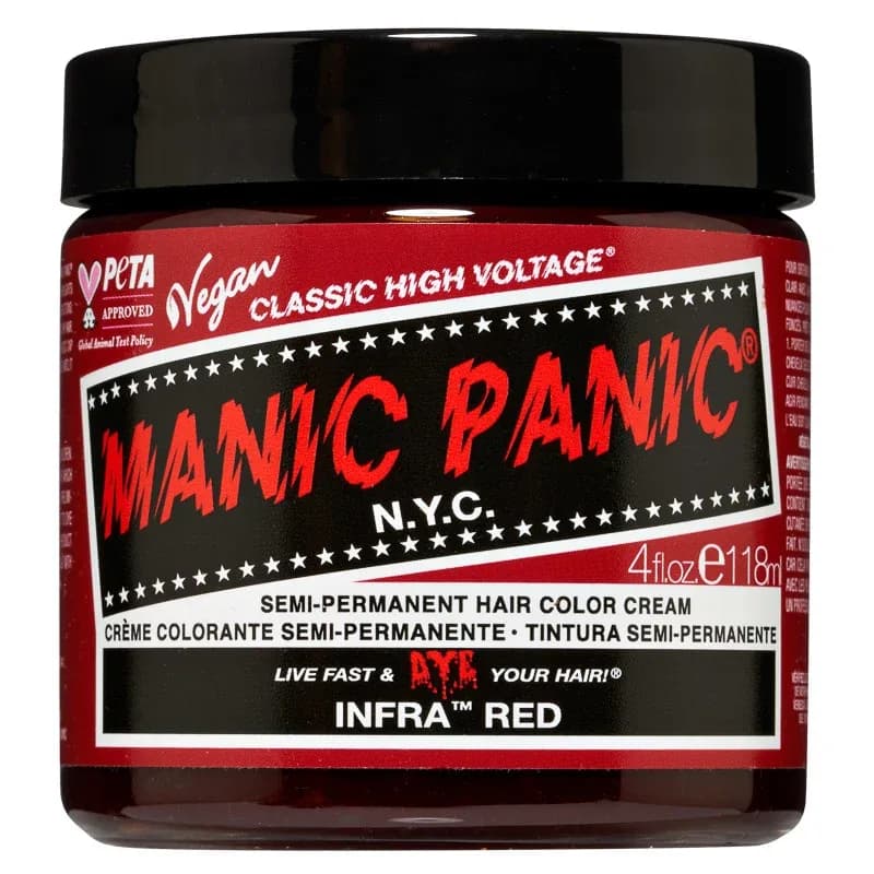 Manic Panic Classic High Voltage Semi-Permanent Hair Color Cream 118 ml Infra Red från Manic Panic – köp hos Apotek Hjärtat