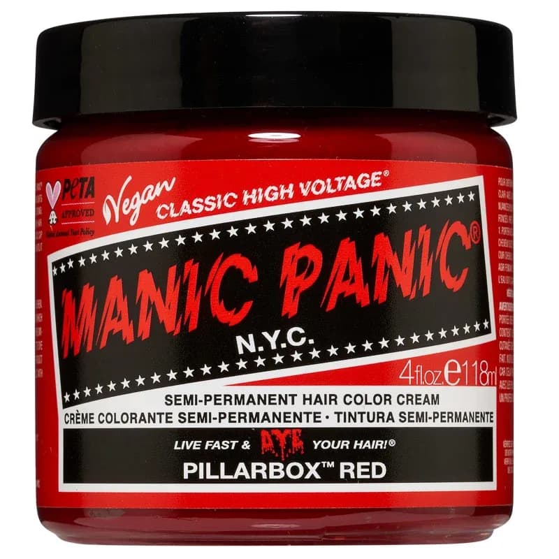 Manic Panic Classic High Voltage Semi-Permanent Hair Color Cream 118 ml Pillarbox Red från Manic Panic – köp hos Apotek Hjärtat