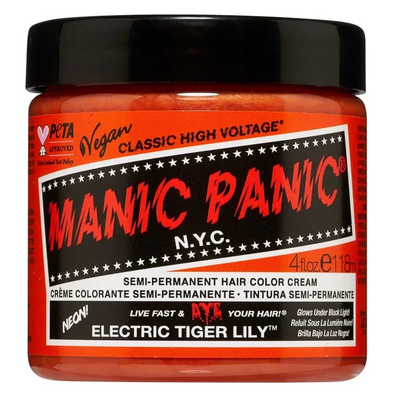 Manic Panic Classic High Voltage Semi-Permanent Hair Color Cream 118 ml Electric Tiger Lily från Manic Panic – köp hos Apotek Hjärtat