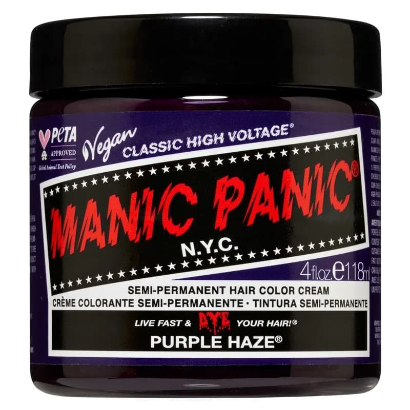 Manic Panic Classic High Voltage Semi-Permanent Hair Color Cream 118 ml Purple Haze från Manic Panic – köp hos Apotek Hjärtat