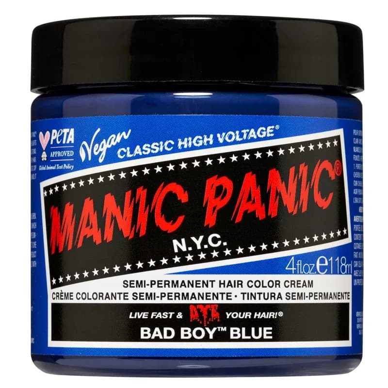 Manic Panic Classic High Voltage Semi-Permanent Hair Color Cream 118 ml Bad Boy Blue från Manic Panic – köp hos Apotek Hjärtat
