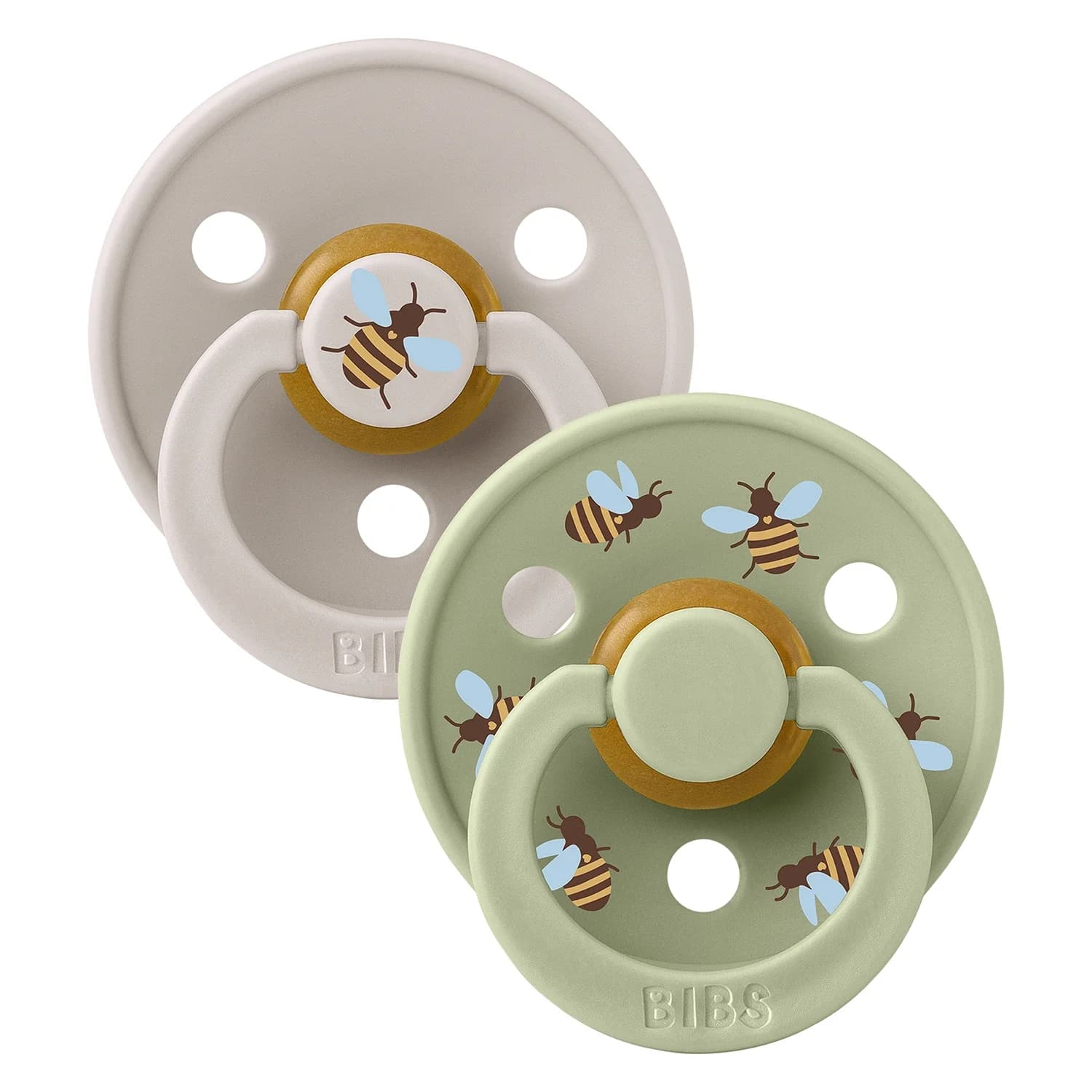 BIBS Napp Studio Colour Bumblebee Latex Mushroom Mix 2-pack Size 1 från BIBS – köp hos Apotek Hjärtat