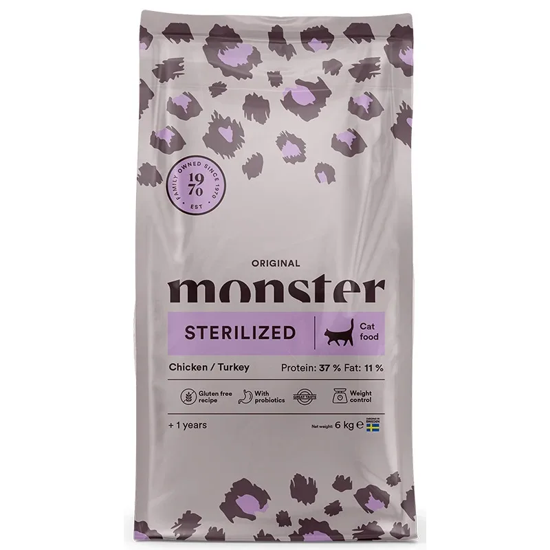 Monster Cat Original Sterilized Chicken/Turkey 6 kg från Monster – köp hos Apotek Hjärtat
