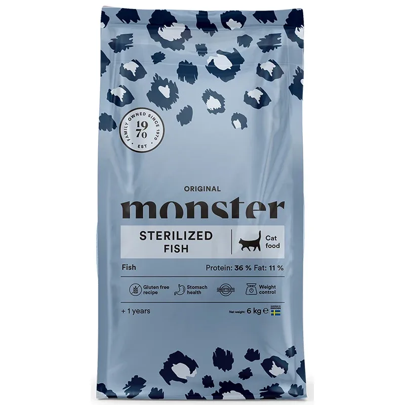 Monster Cat Original Sterilized Fish 6 kg från Monster – köp hos Apotek Hjärtat