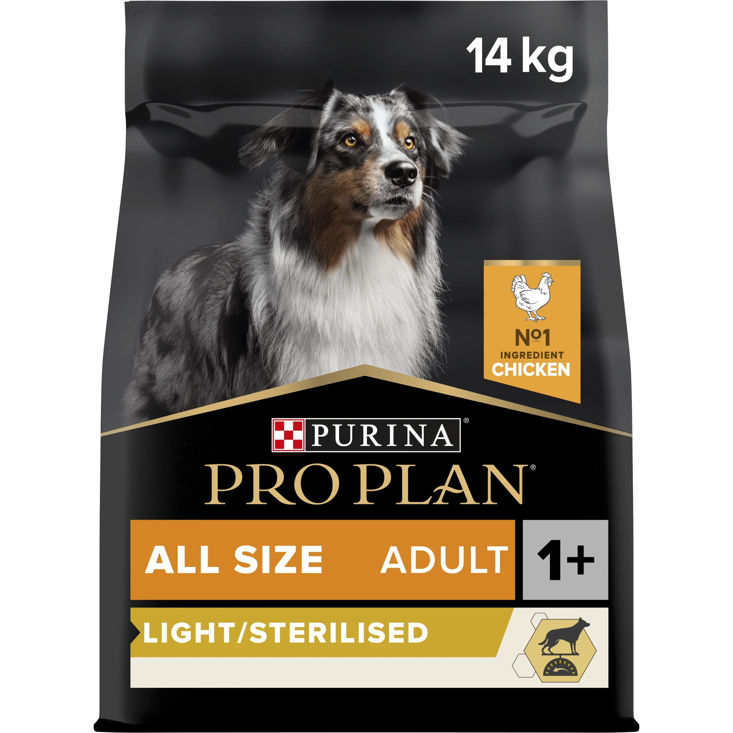 PURINA PRO PLAN All Sizes Adult Light/Sterilised Torrfoder Hund 14kg från Purina Pro Plan – köp hos Apotek Hjärtat